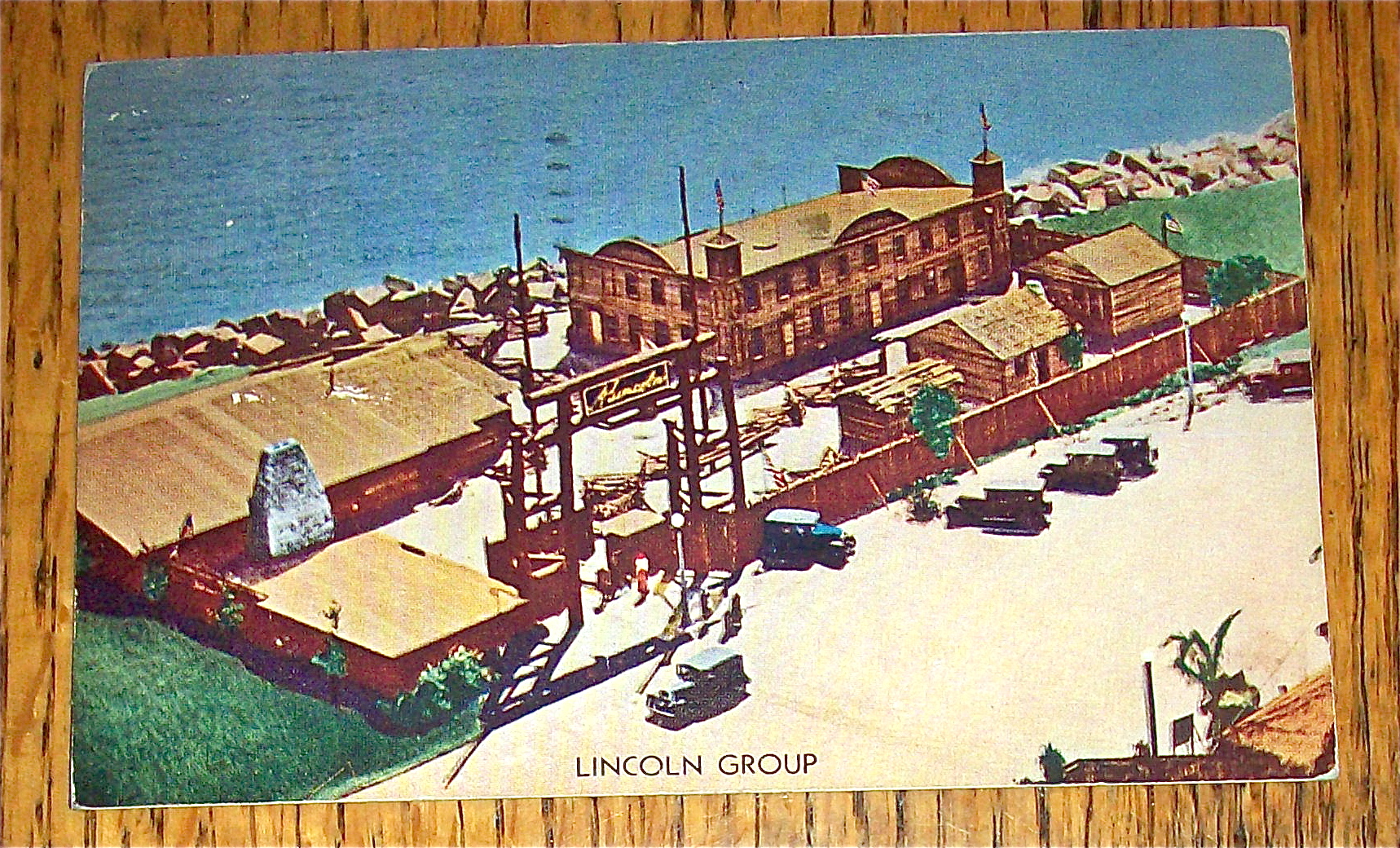 Postcard of The Lincoln Group (1933 Chicago Fair)
