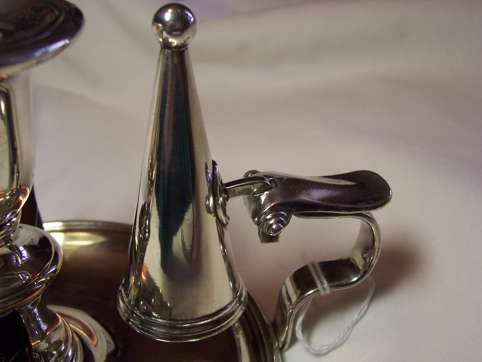 Silver Plated Candle Stick Scissors Snuffer
