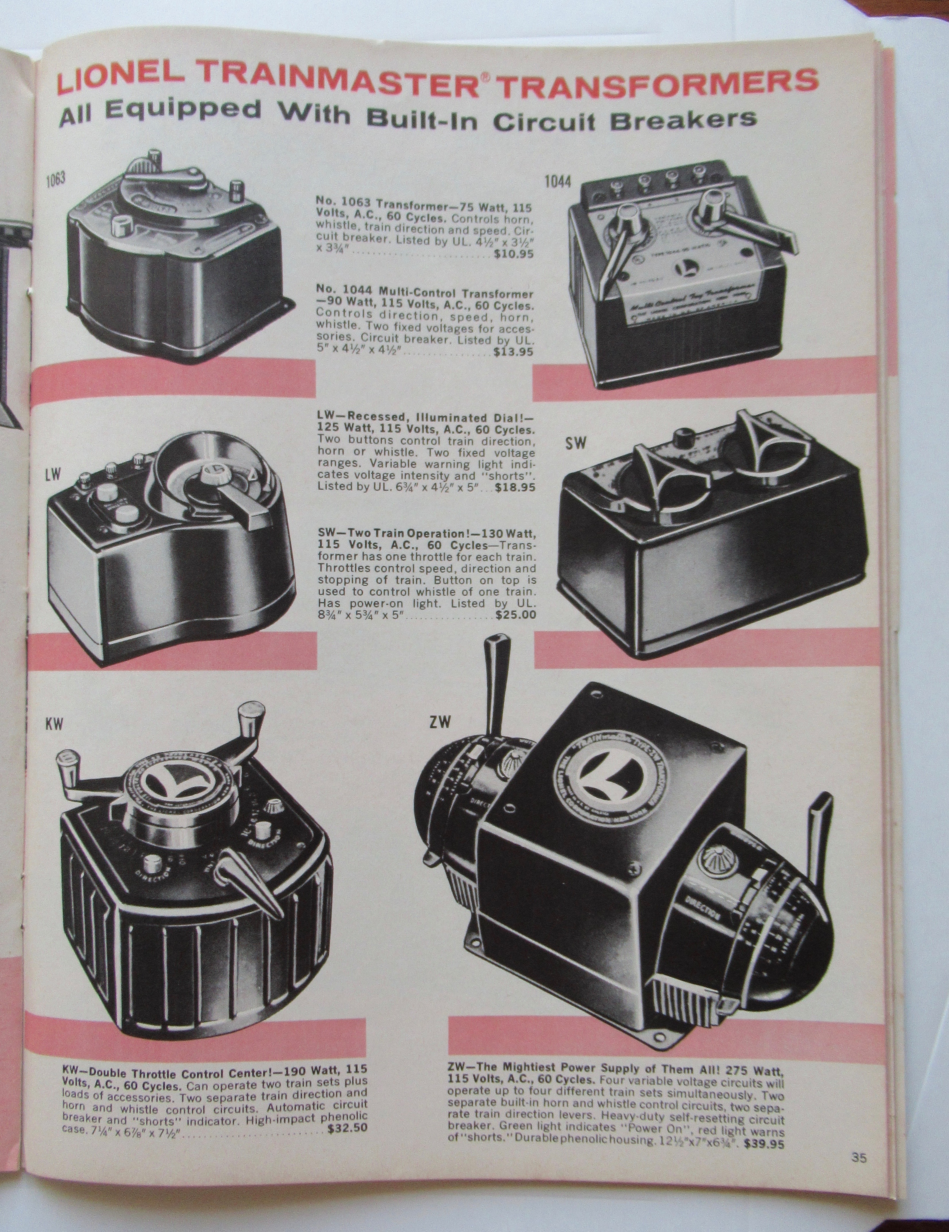 Lionel Train Catalog 1963 027 Super O HO Trains