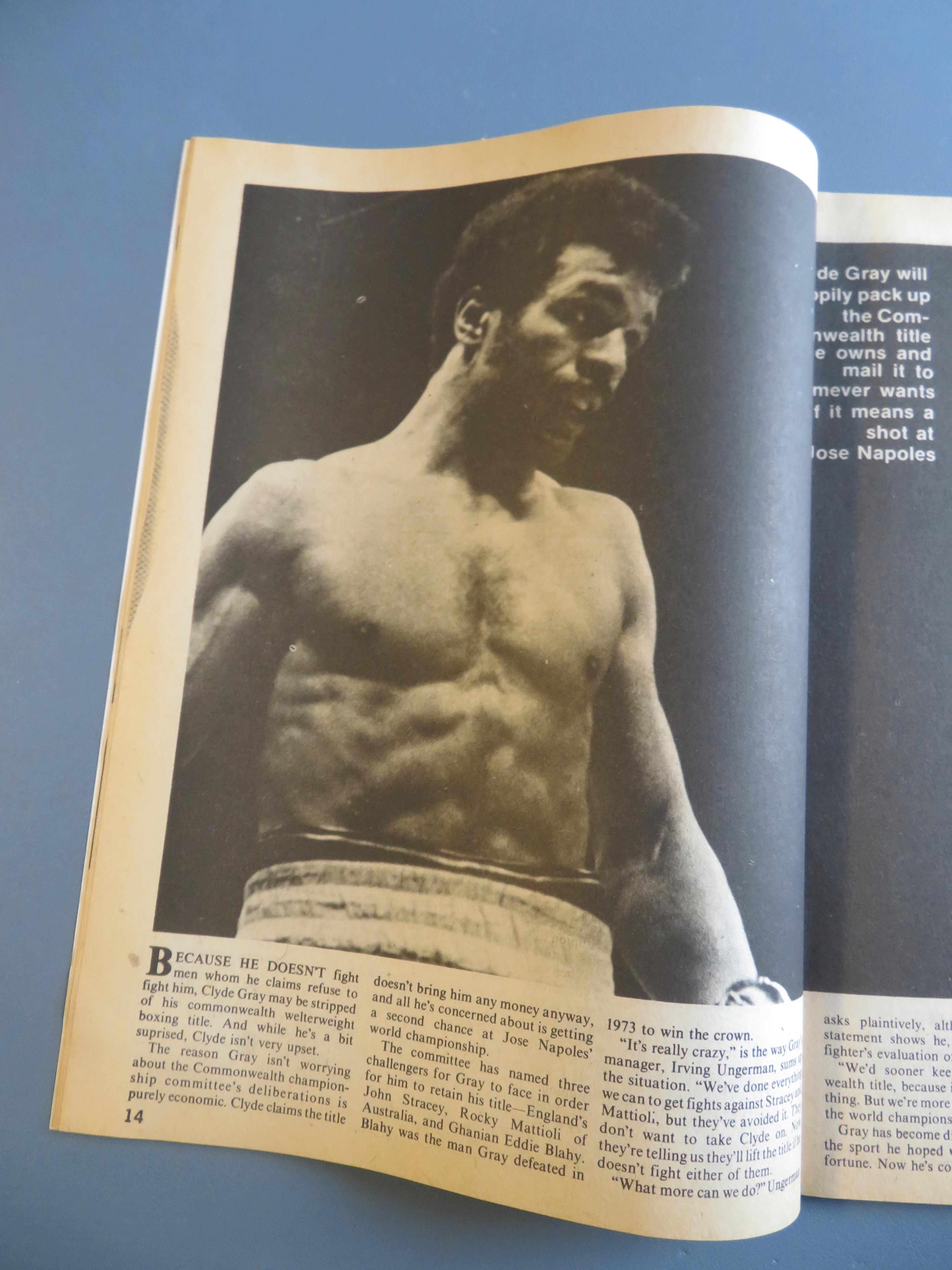 Big Book Of Boxing Magazine November 1975 Frazier/Ali