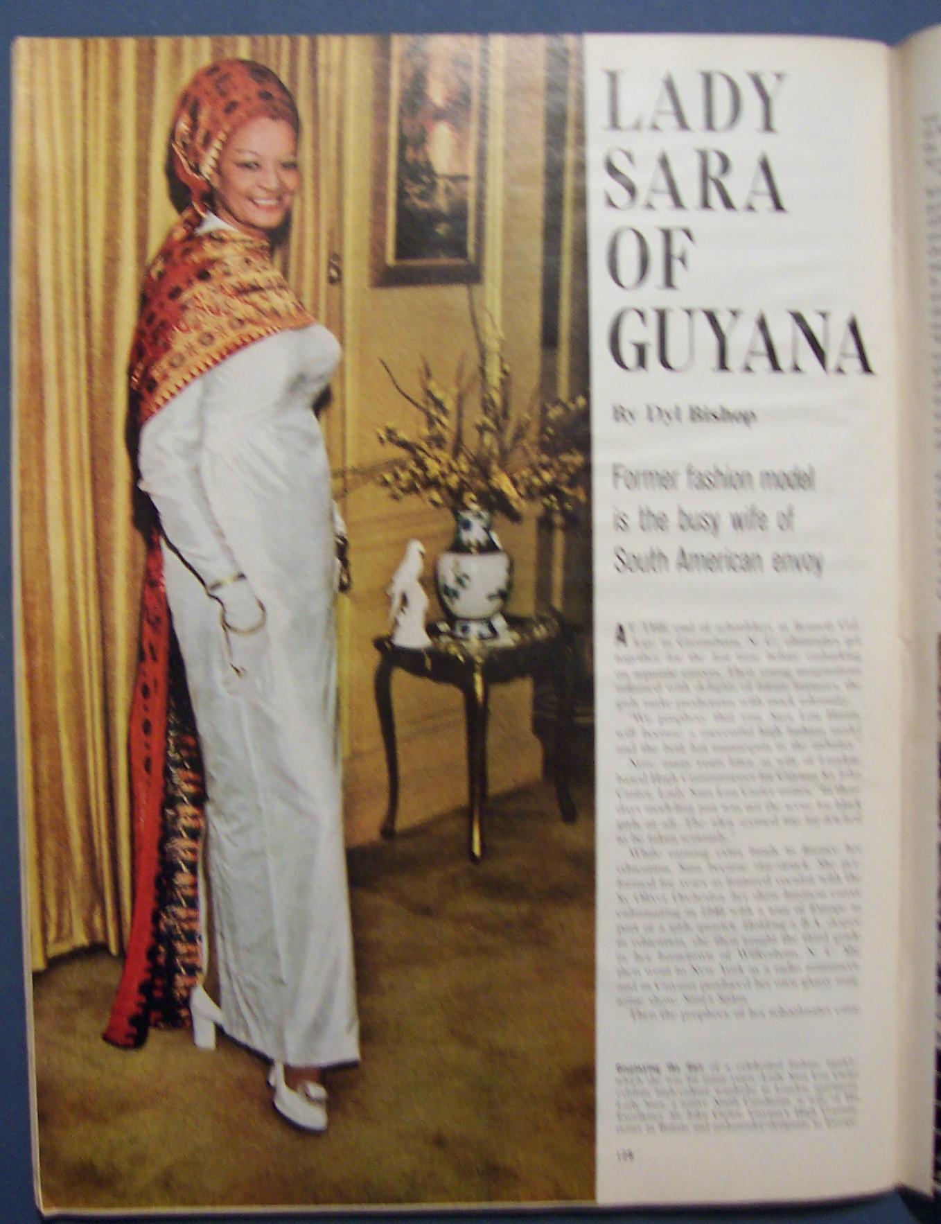 Ebony  Magazine-March 1974-Yvonne Brathwaite Burke
