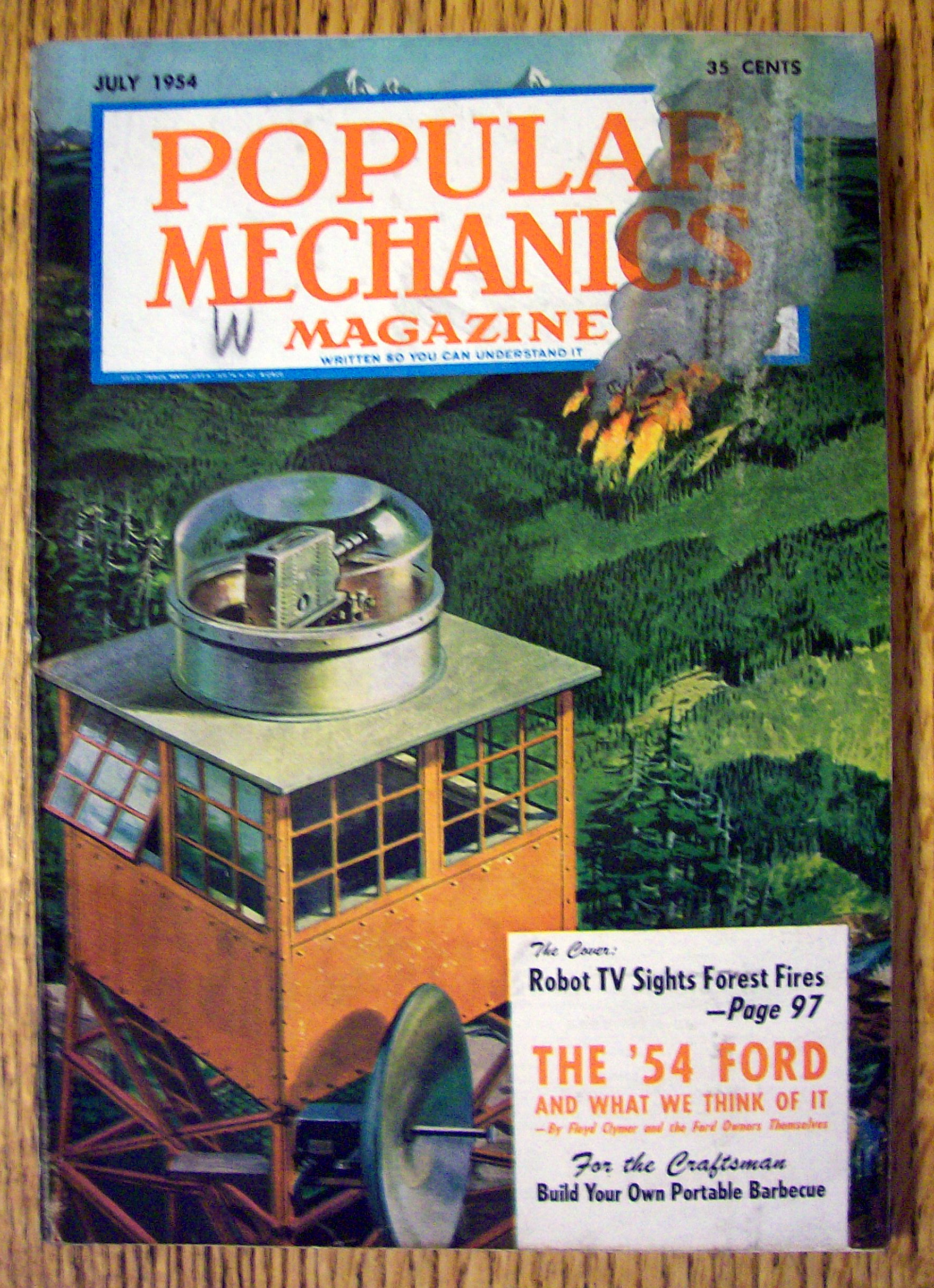 Popular Mechanics-July 1954-The 1954 Ford