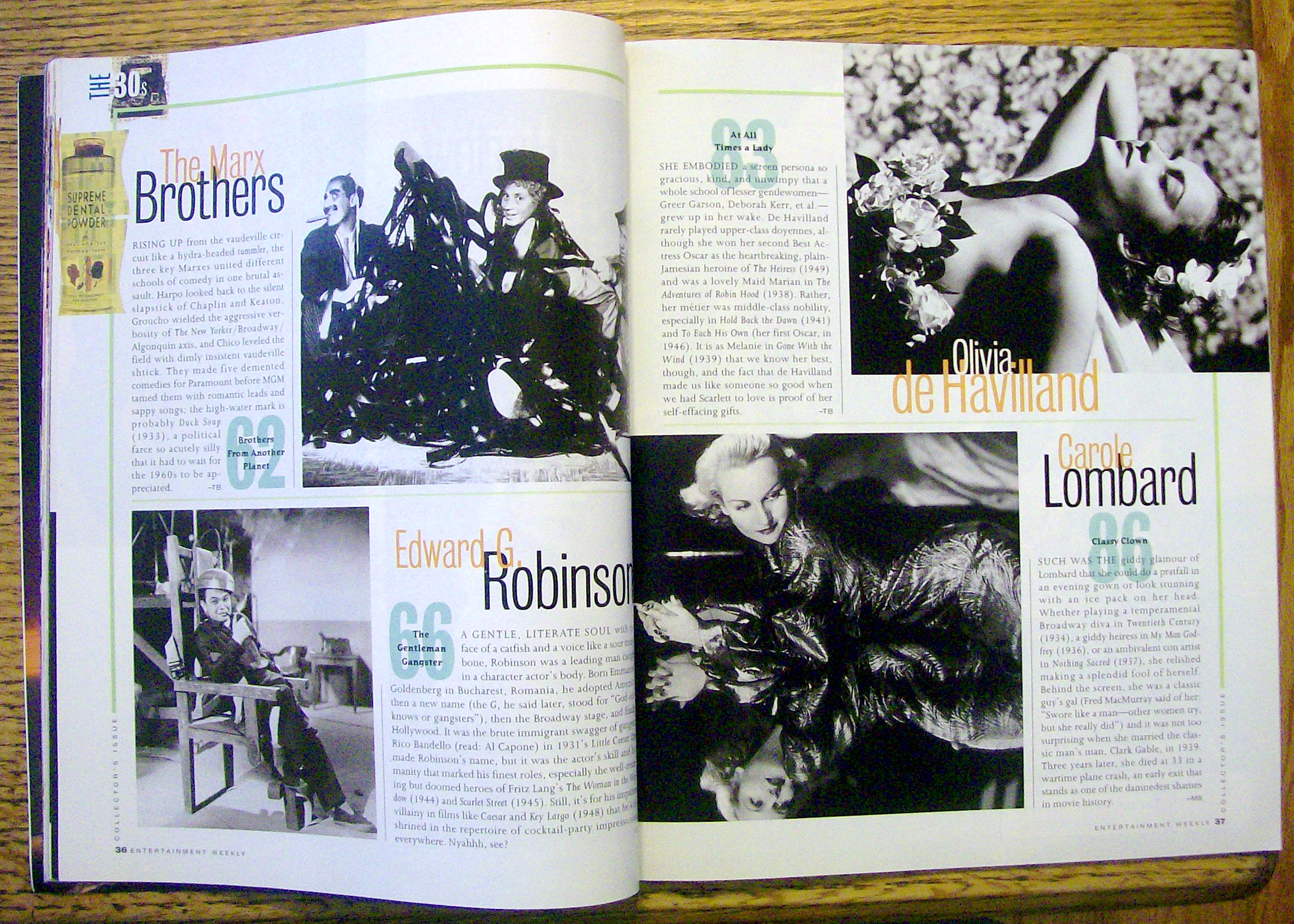 Entertainment Magazine January 1997 100 Movie Stars