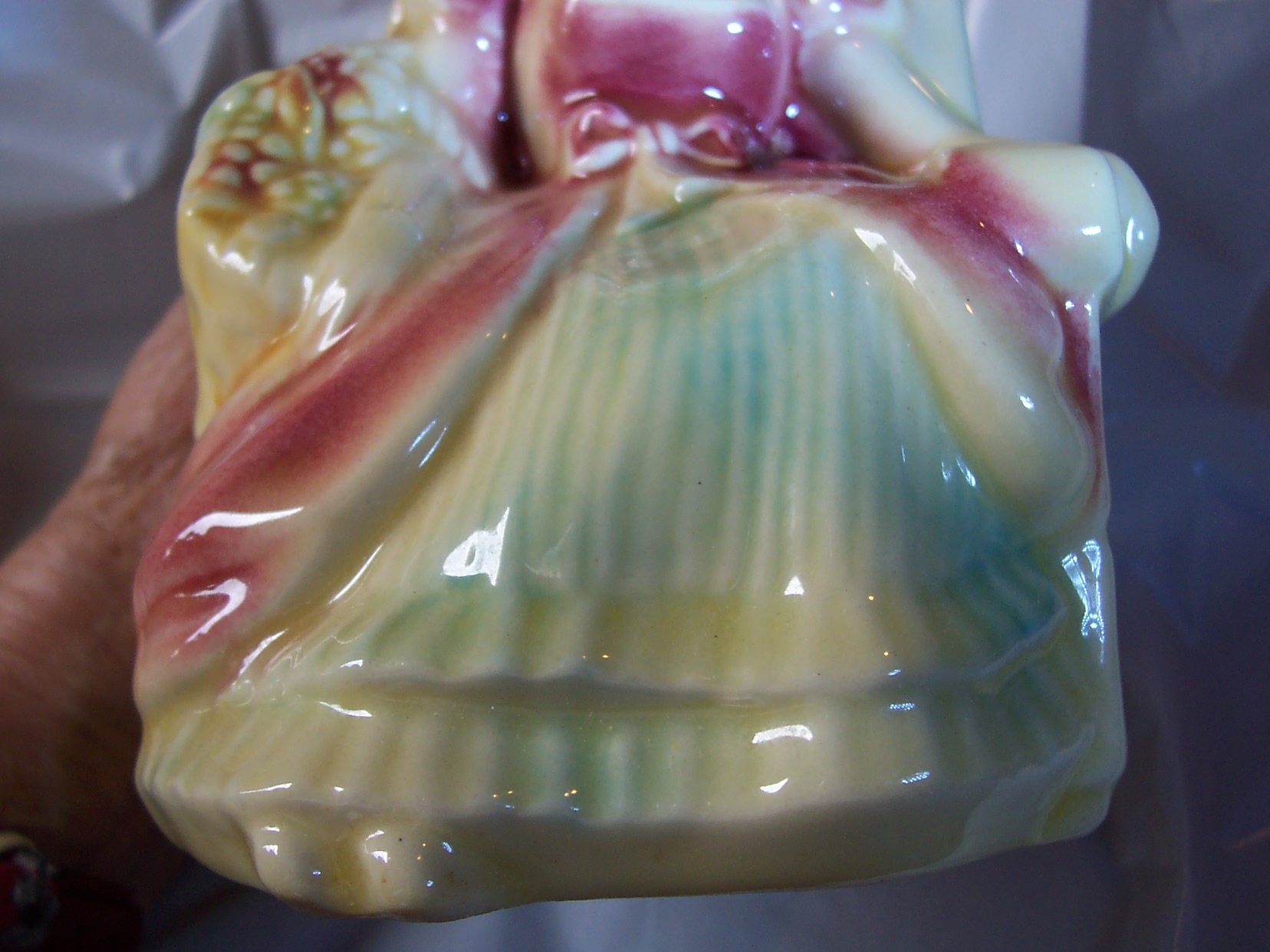 Shawnee Pottery Figural Planter Southern Bell
