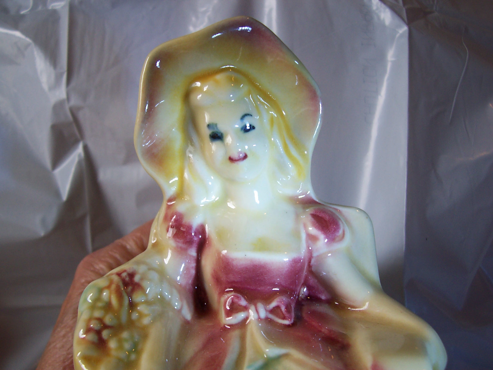 Shawnee Pottery Figural Planter Southern Bell