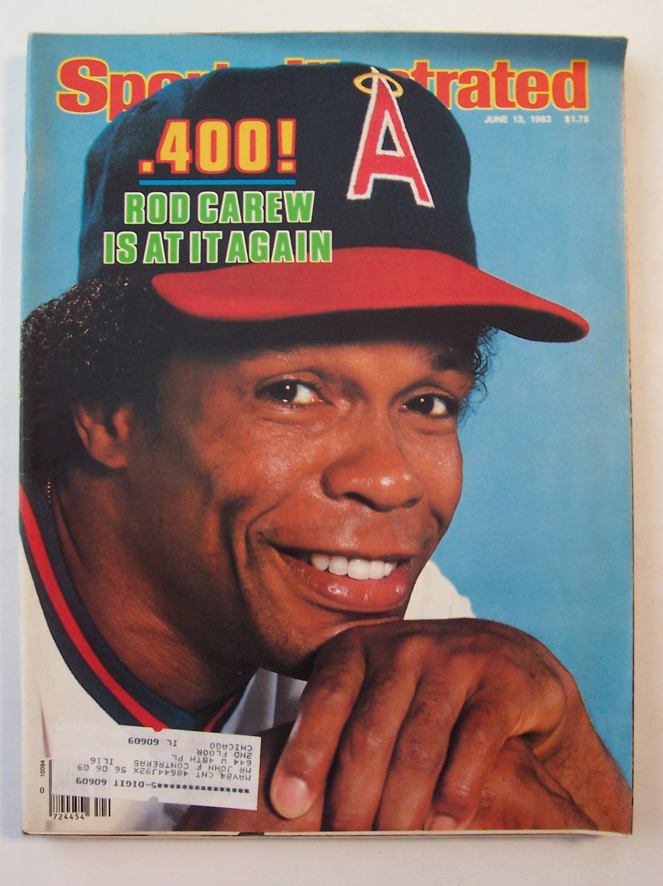Sports Illustrated Magazine -June 13, 1983- Rod Carew