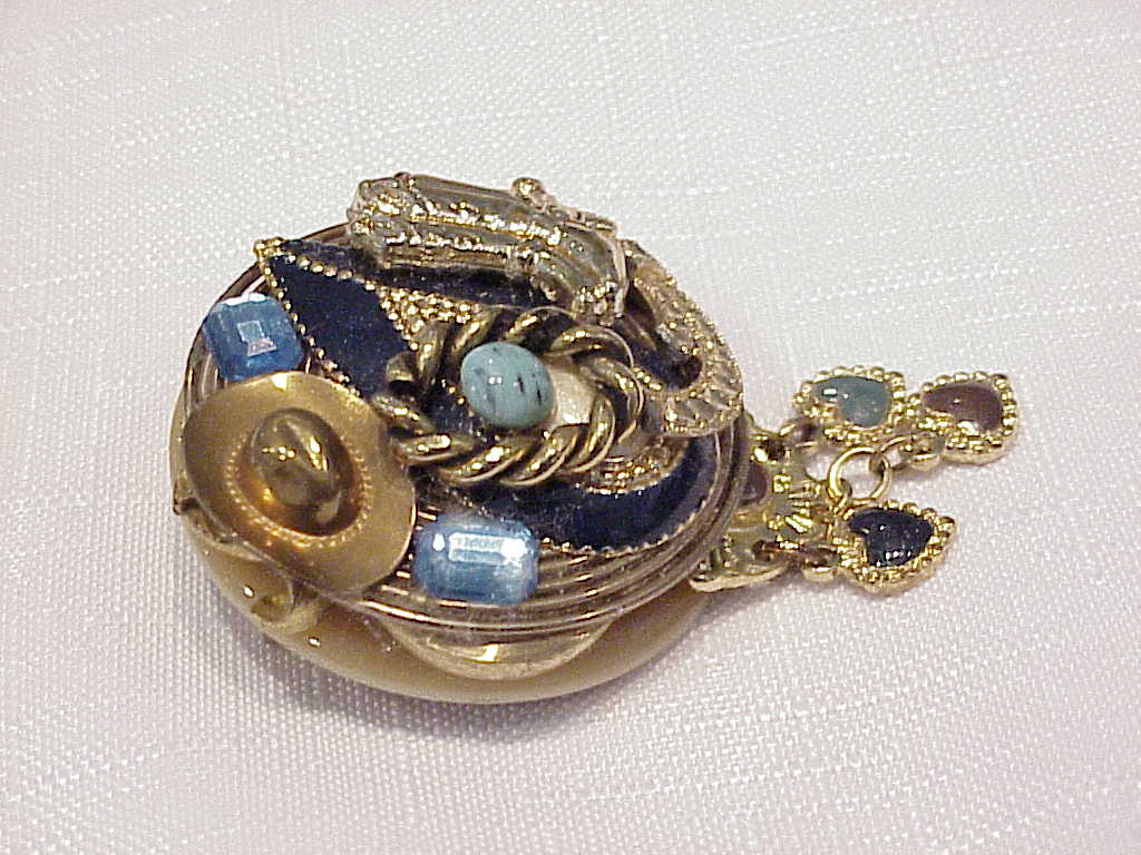 Cowgirl Or Cowboy Western Theme Collage Brooch