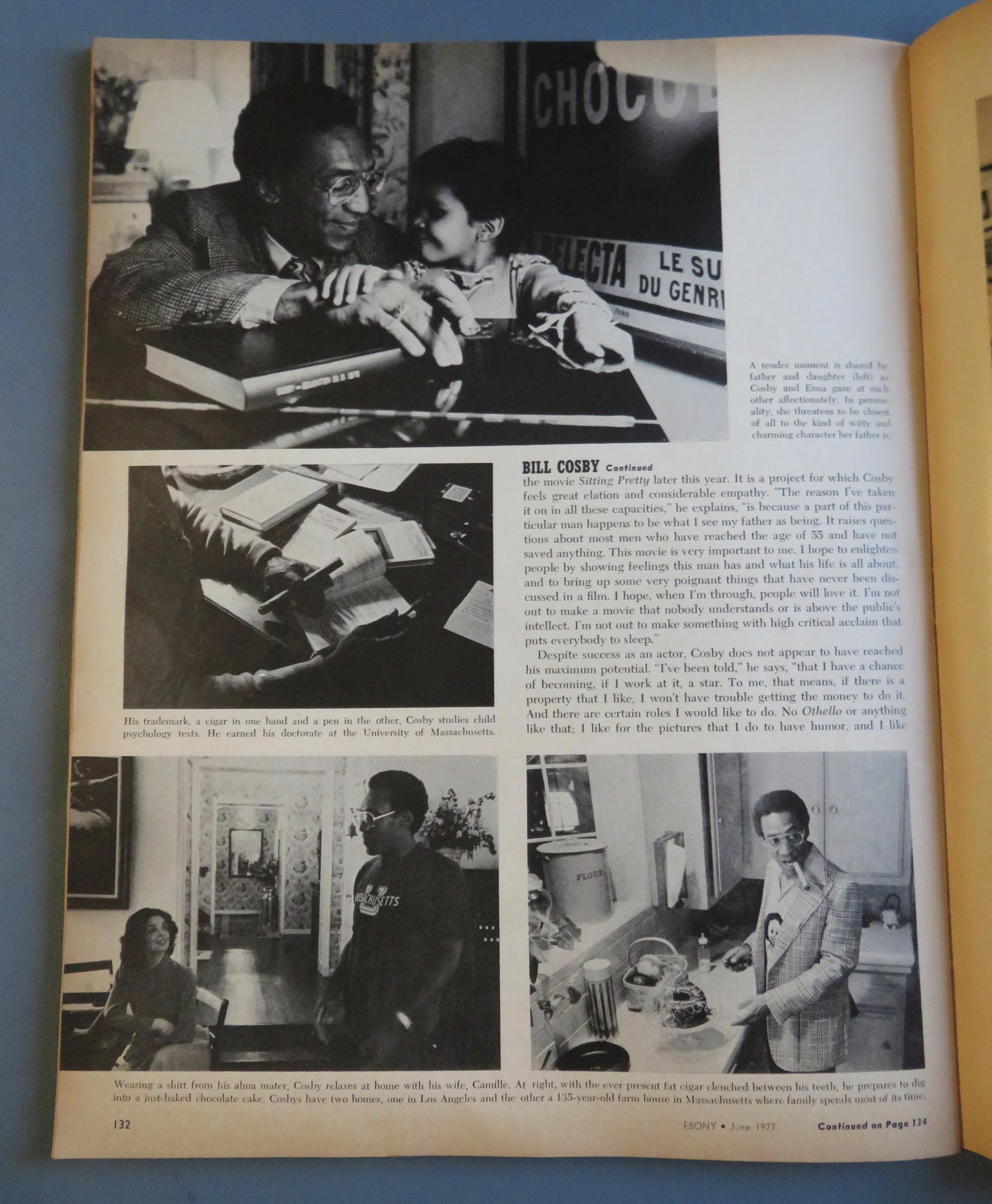 Ebony Magazine-June 1977-Dr. Bill Cosby & Family