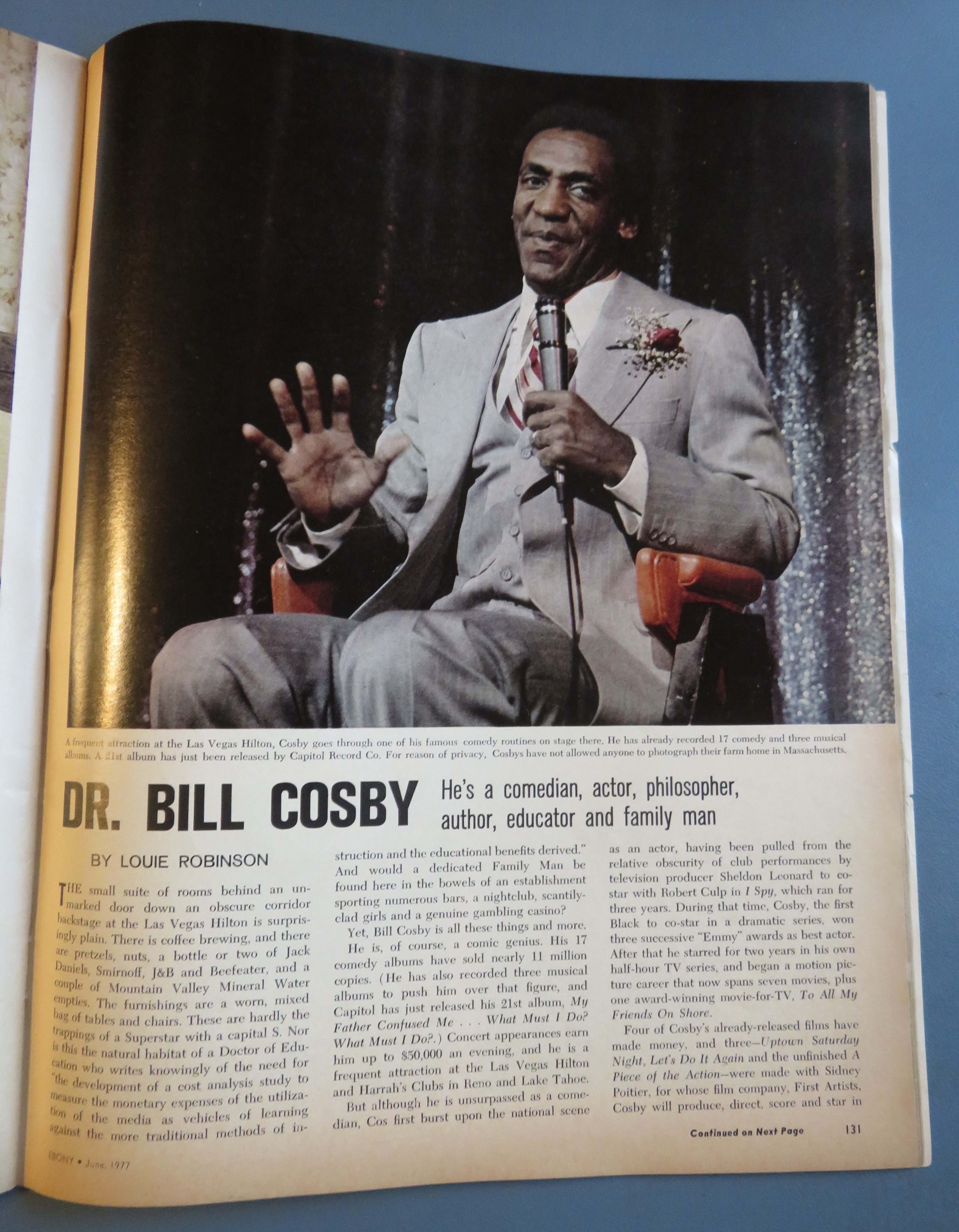 Ebony Magazine-June 1977-Dr. Bill Cosby & Family