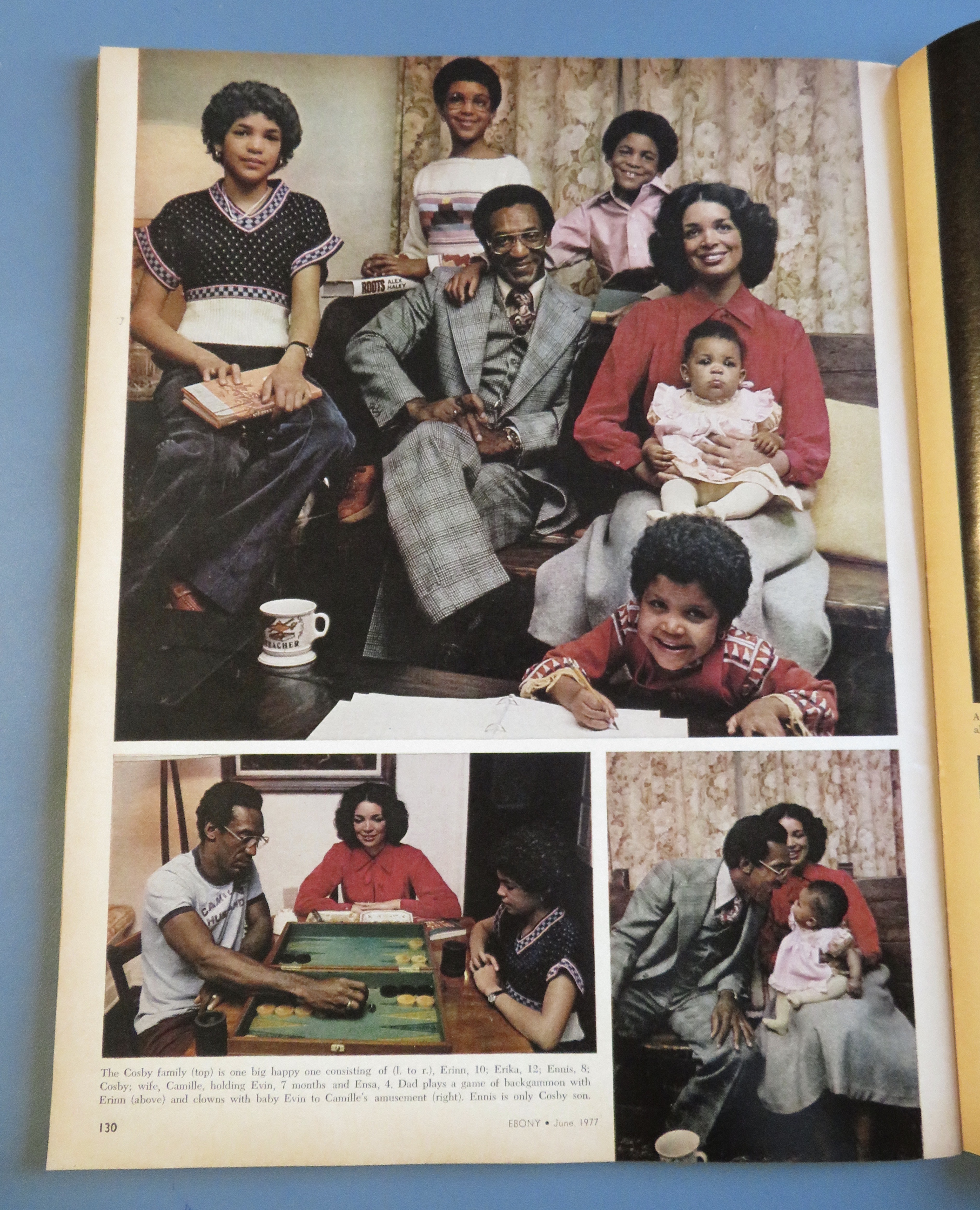 Ebony Magazine-June 1977-Dr. Bill Cosby & Family