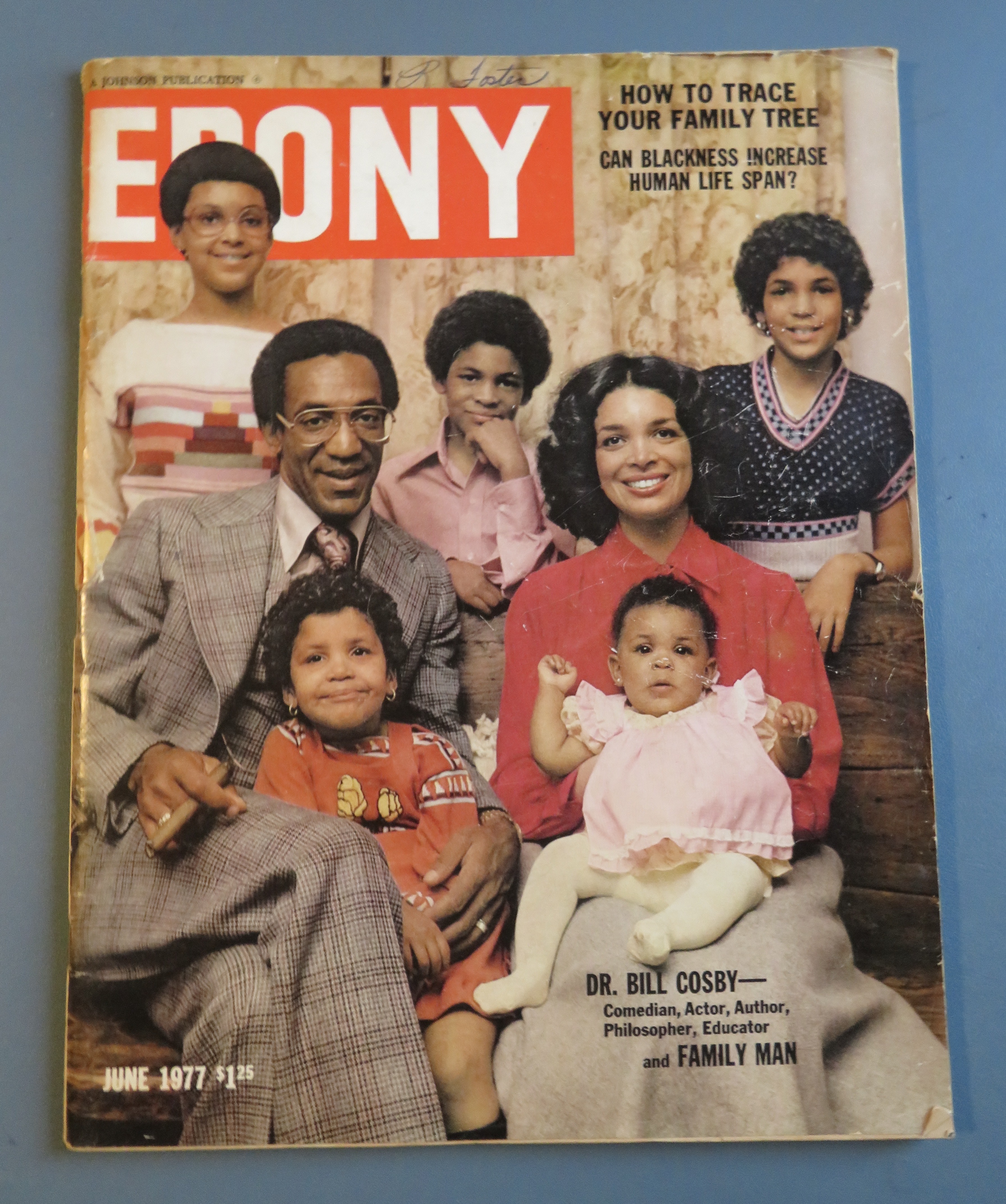 Ebony Magazine-June 1977-Dr. Bill Cosby & Family