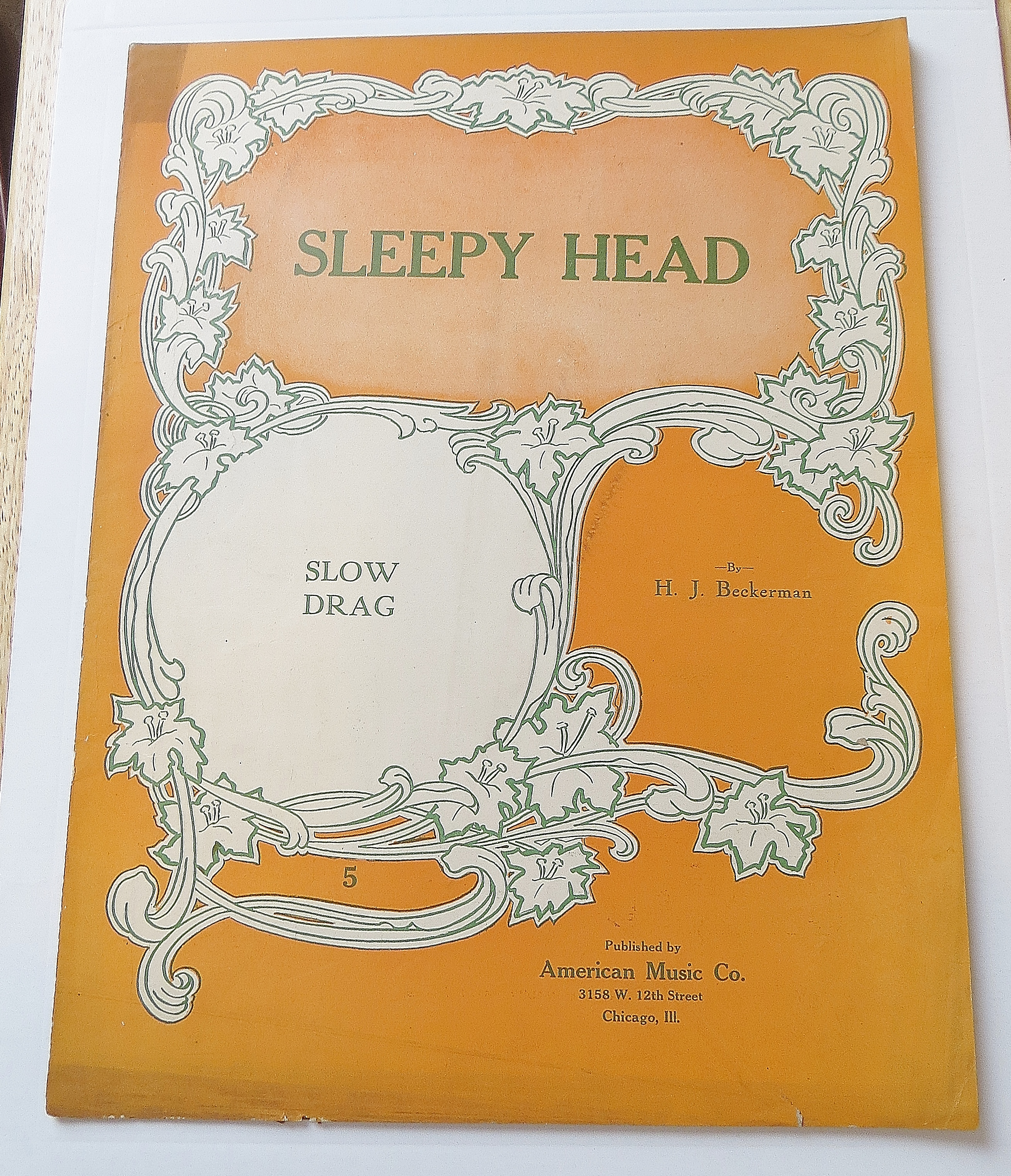 1914 Sleepy Head - Slow Drag