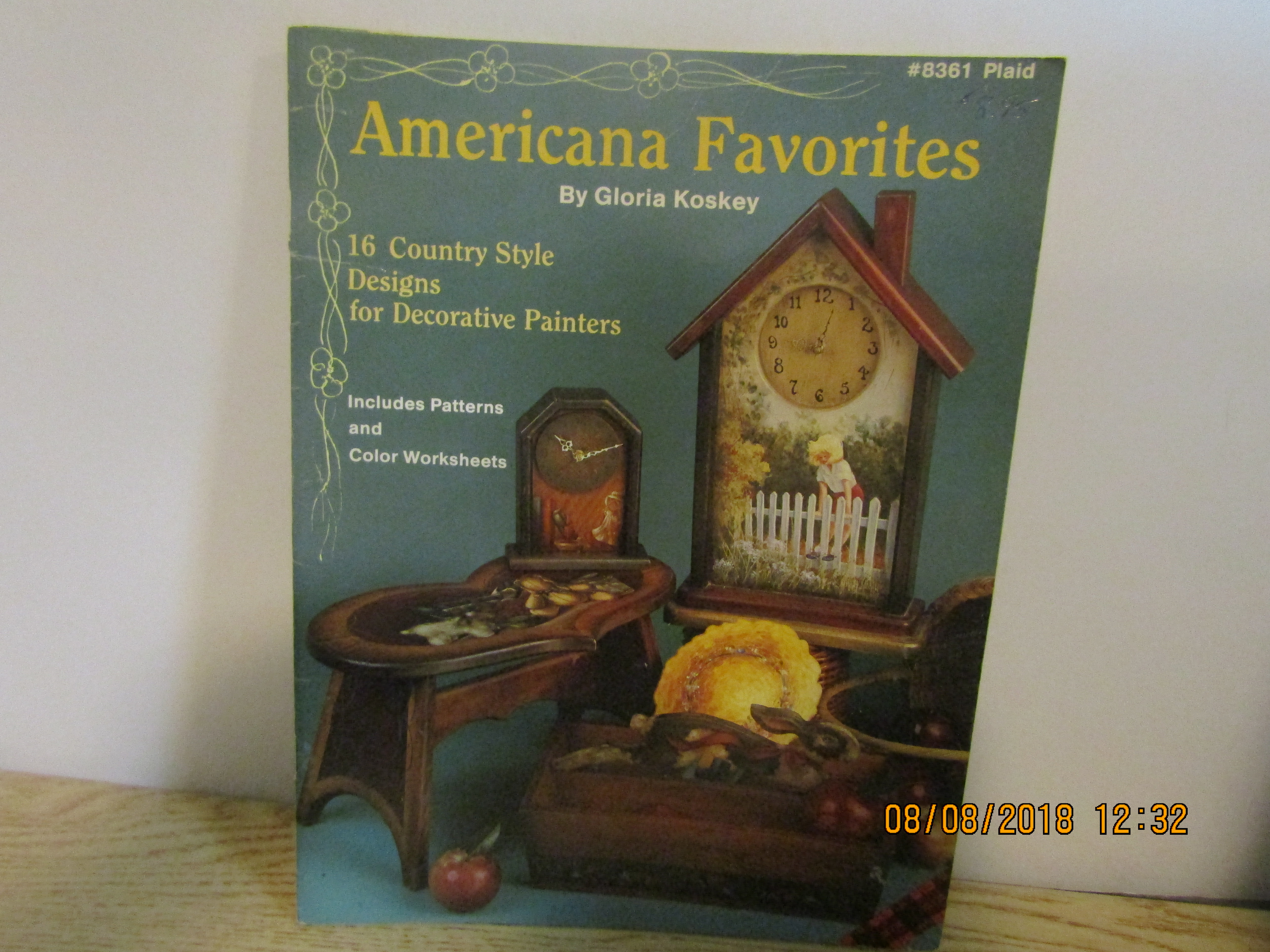 Plaid Book American Favorites Country Painting  #8361