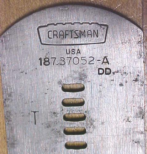 Craftsman Adjustable Throat Block Plane