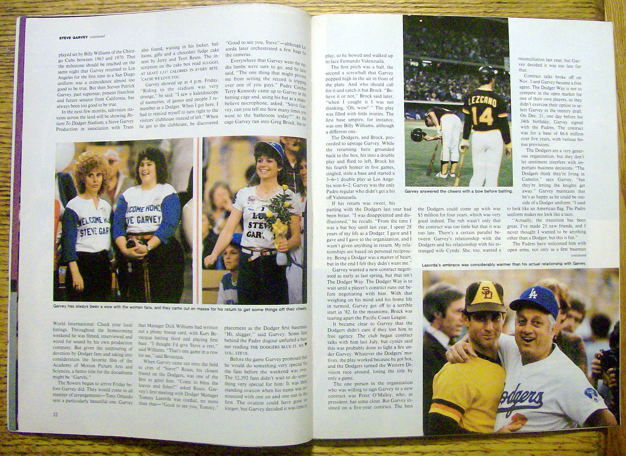 Sports Illustrated Magazine-April 25, 1983-Steve Garvey
