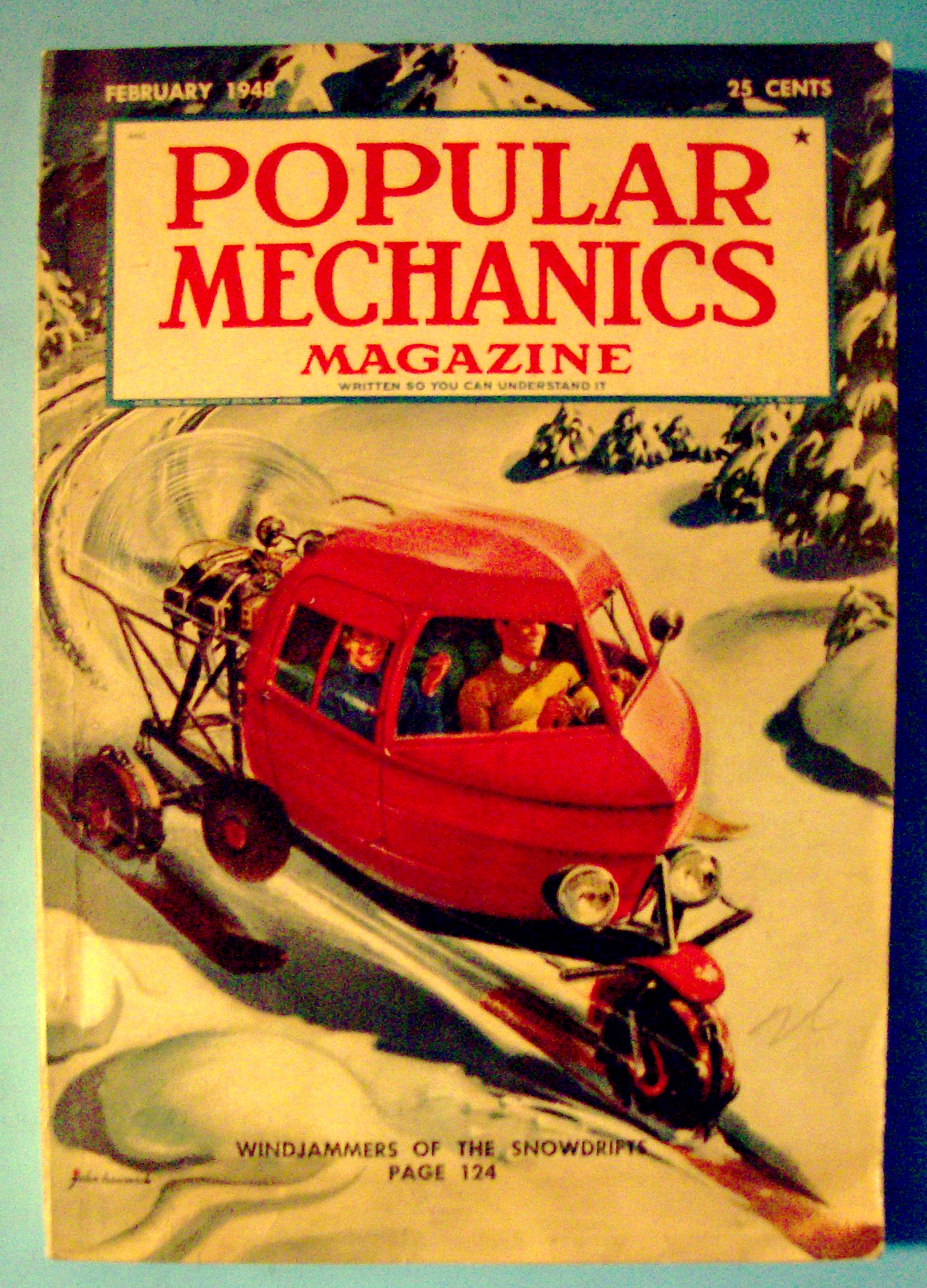 Popular Mechanics Magazine-February 1948-Windjammers