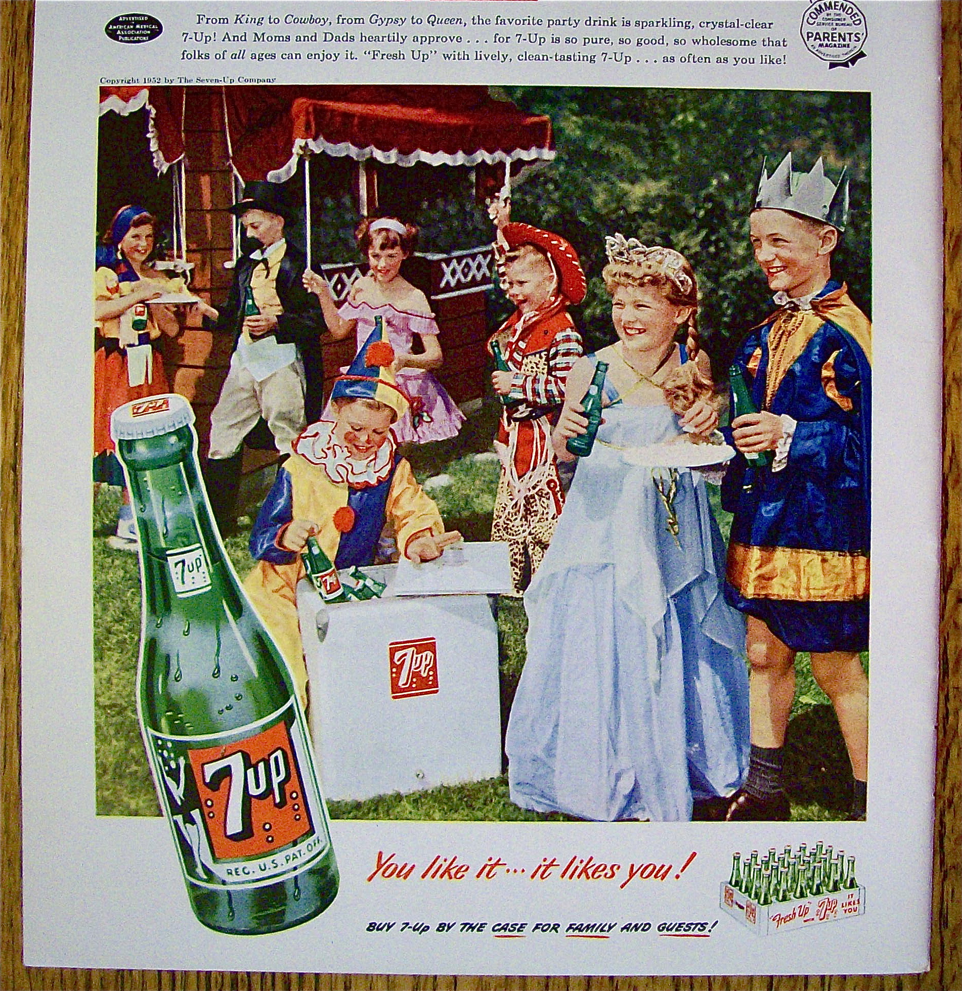 1953 Seven Up (7Up) with Children In Costumes