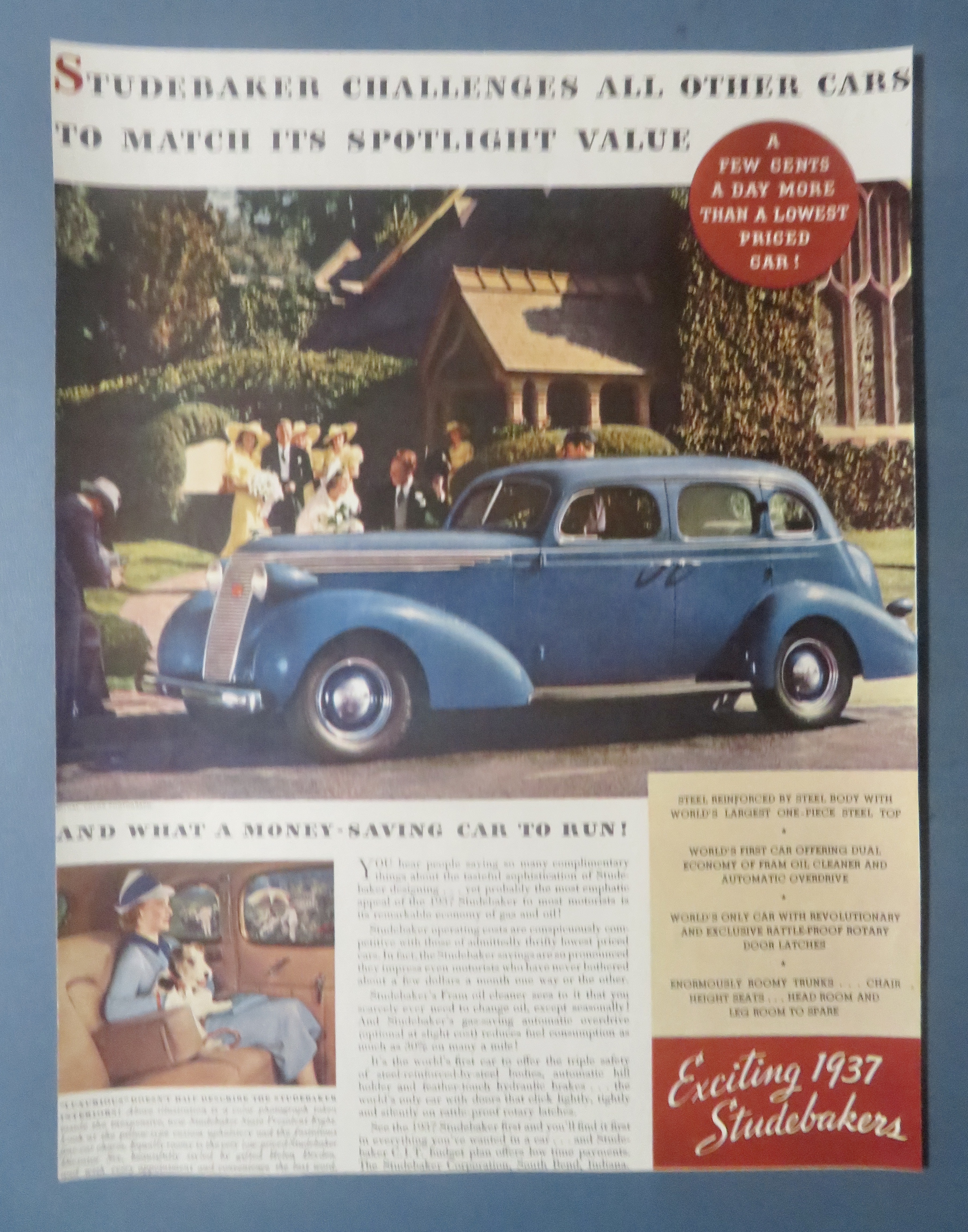 1937 Studebaker with What A Money Saving Car To Run