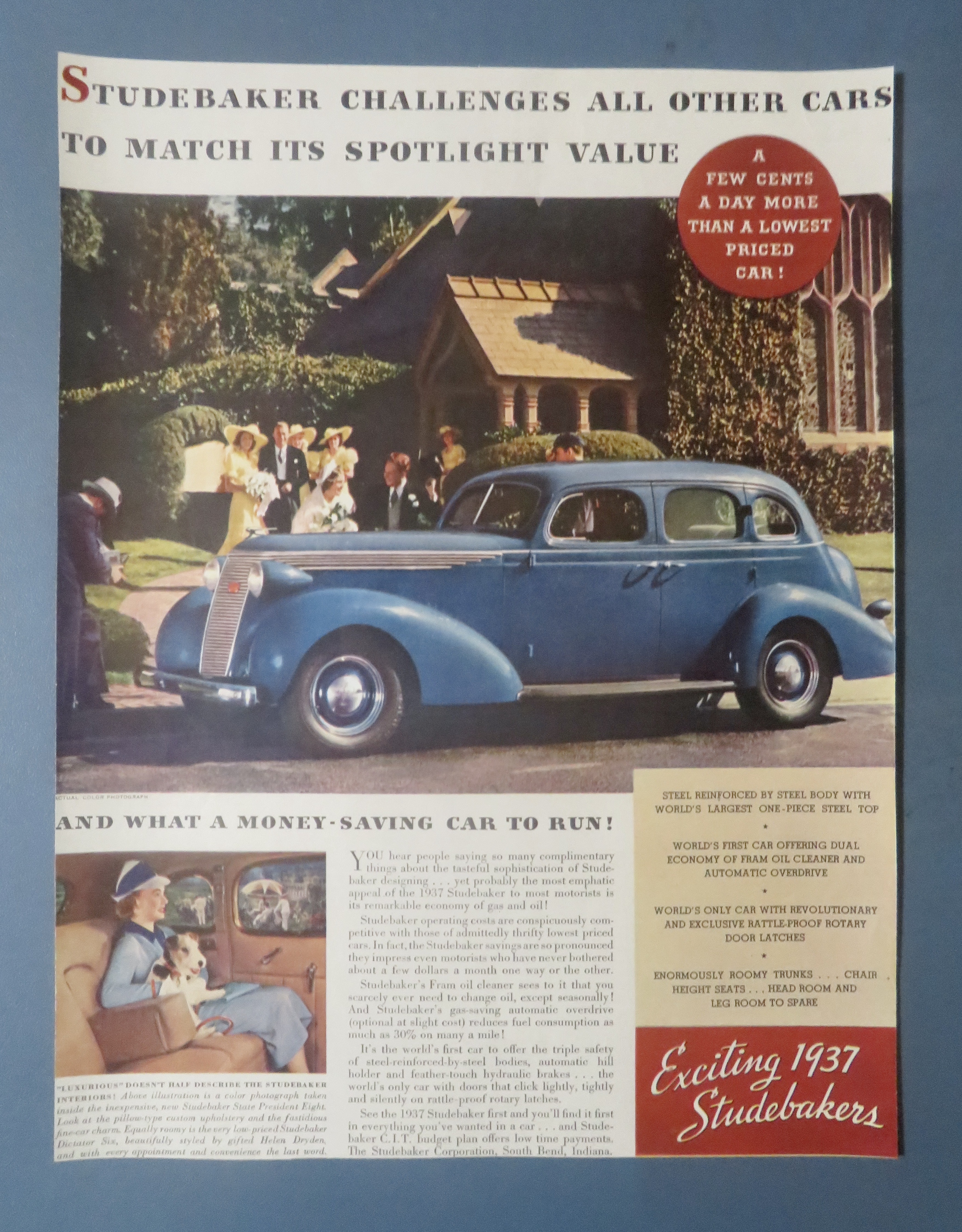 1937 Studebaker with What A Money Saving Car To Run