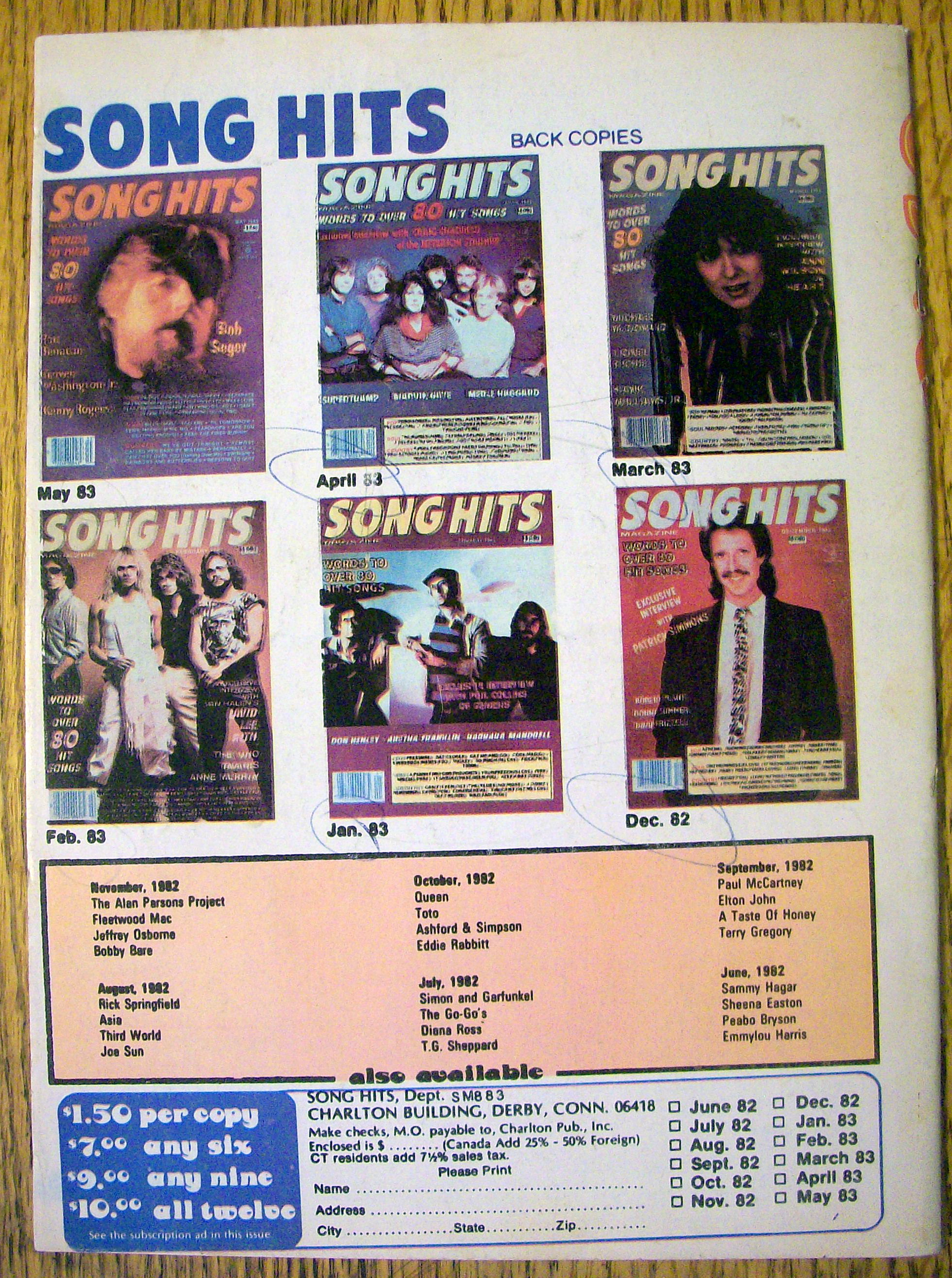 Smash Hits Magazine August 1983 Rik Emmitt