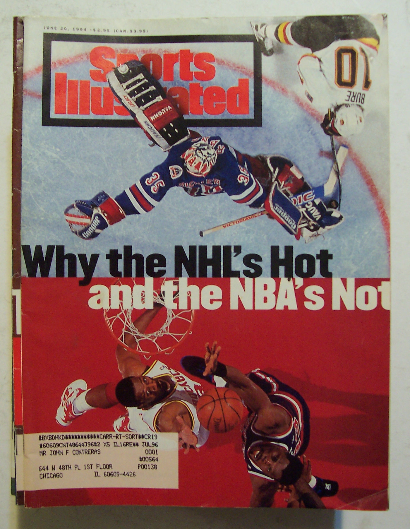 Sports Illustrated Magazine - June 20, 1994