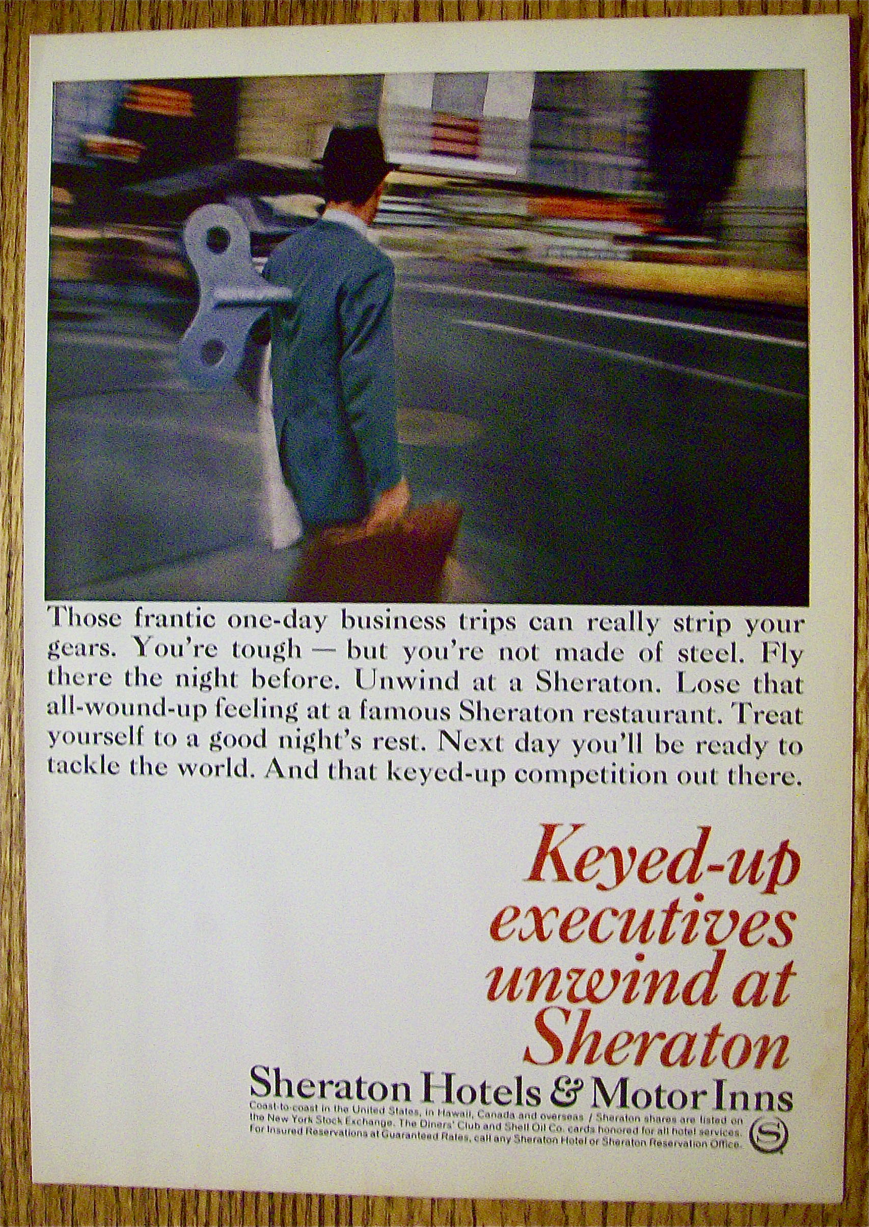 1965 Sheraton Hotels And Inns with Wound Up Man