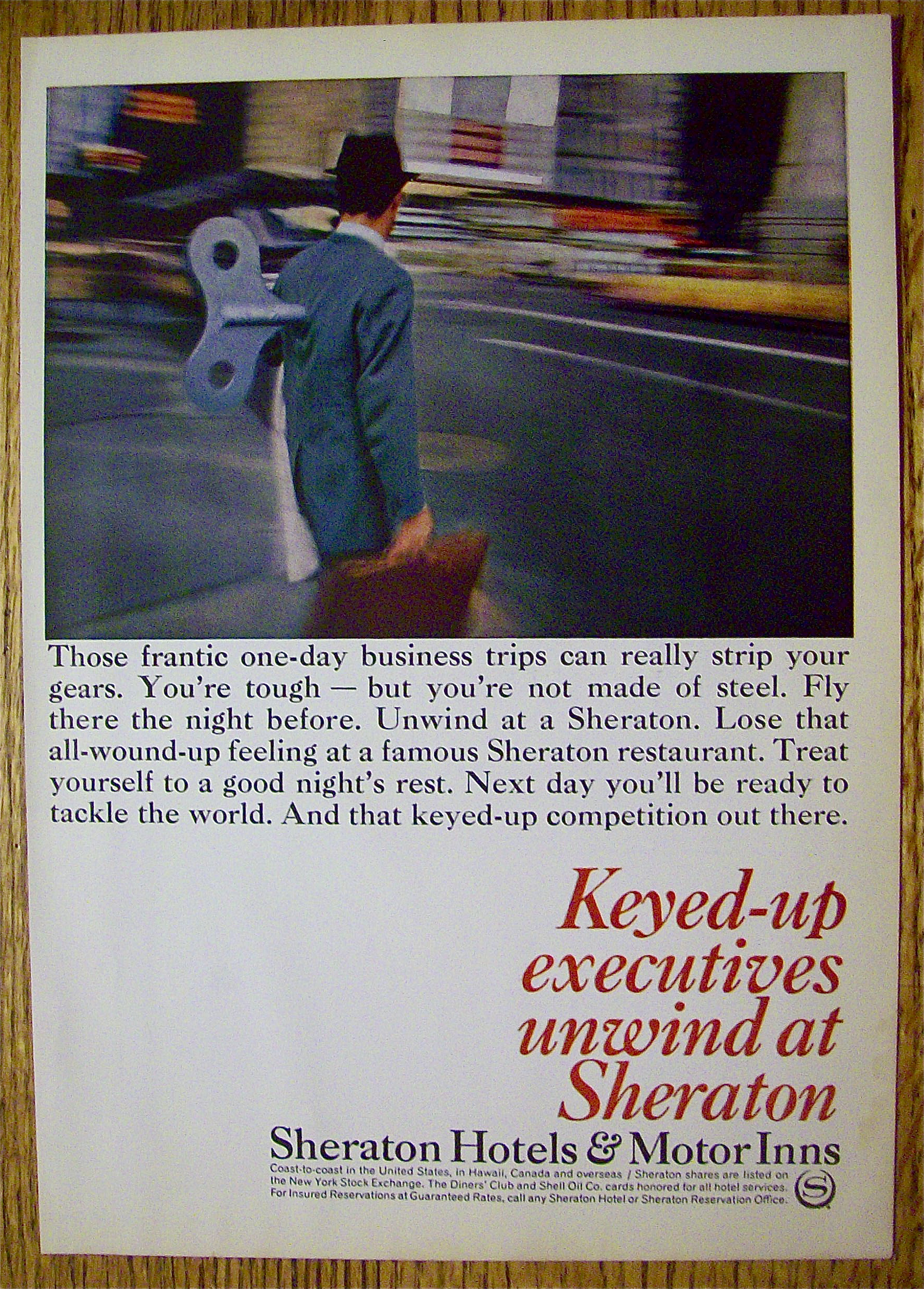1965 Sheraton Hotels And Inns with Wound Up Man