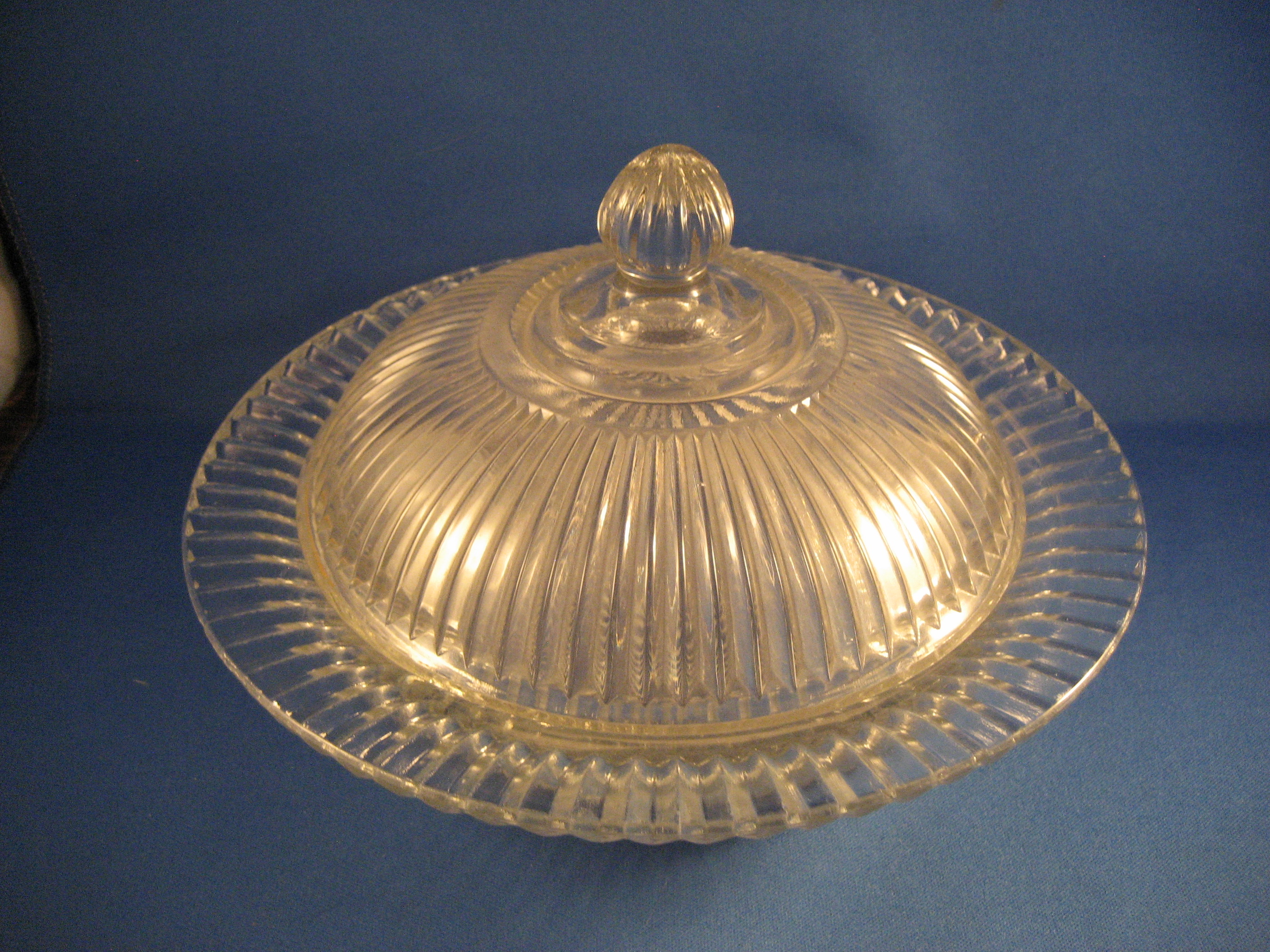 Anchor Hocking Queen Mary Butter Dish