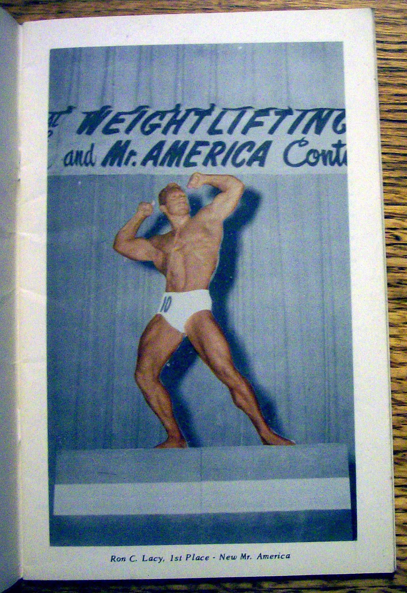 Mr. America Contest Magazine-September 1957-Ron C. Lacy