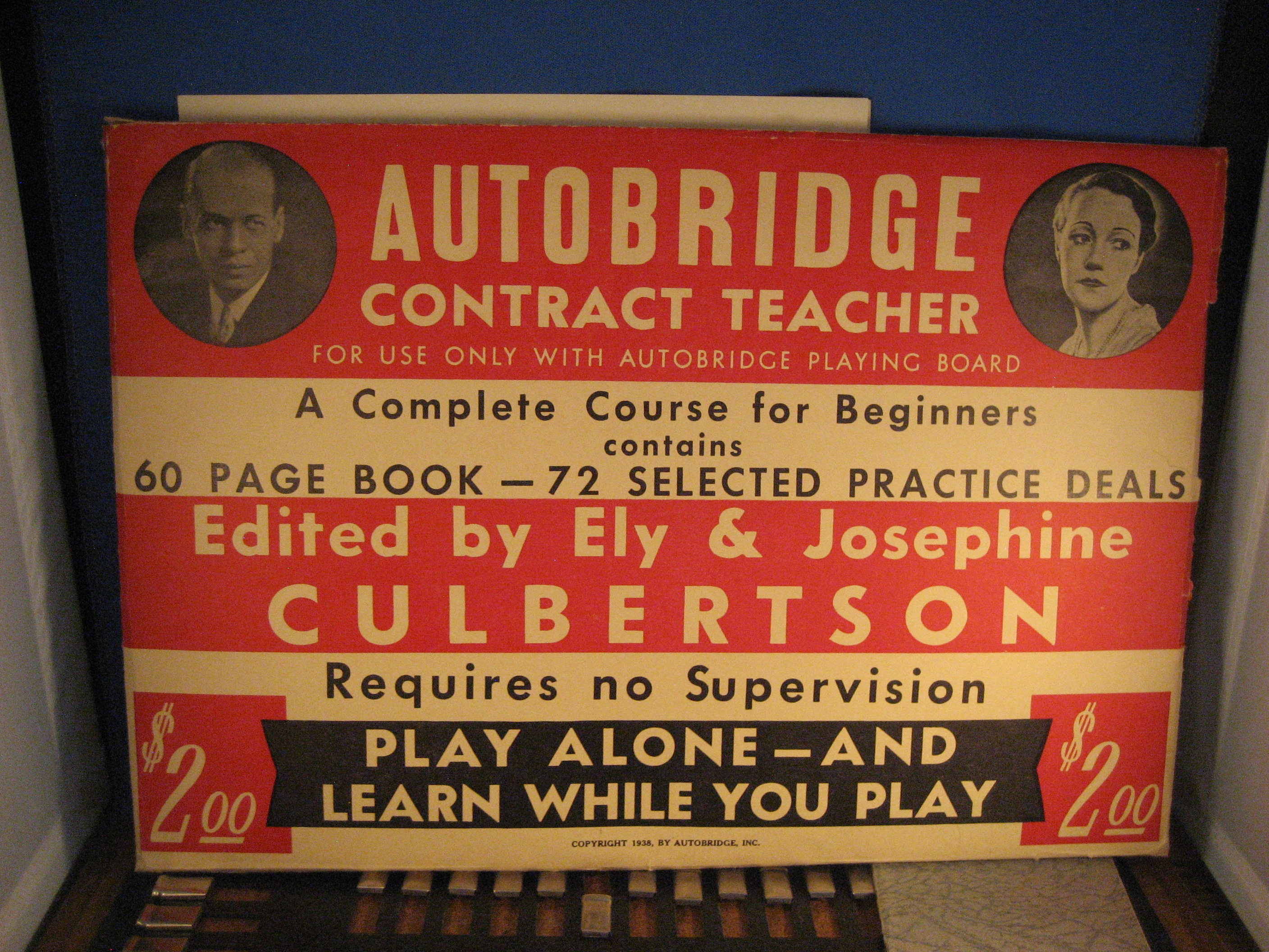Autobridge Playing Board Game