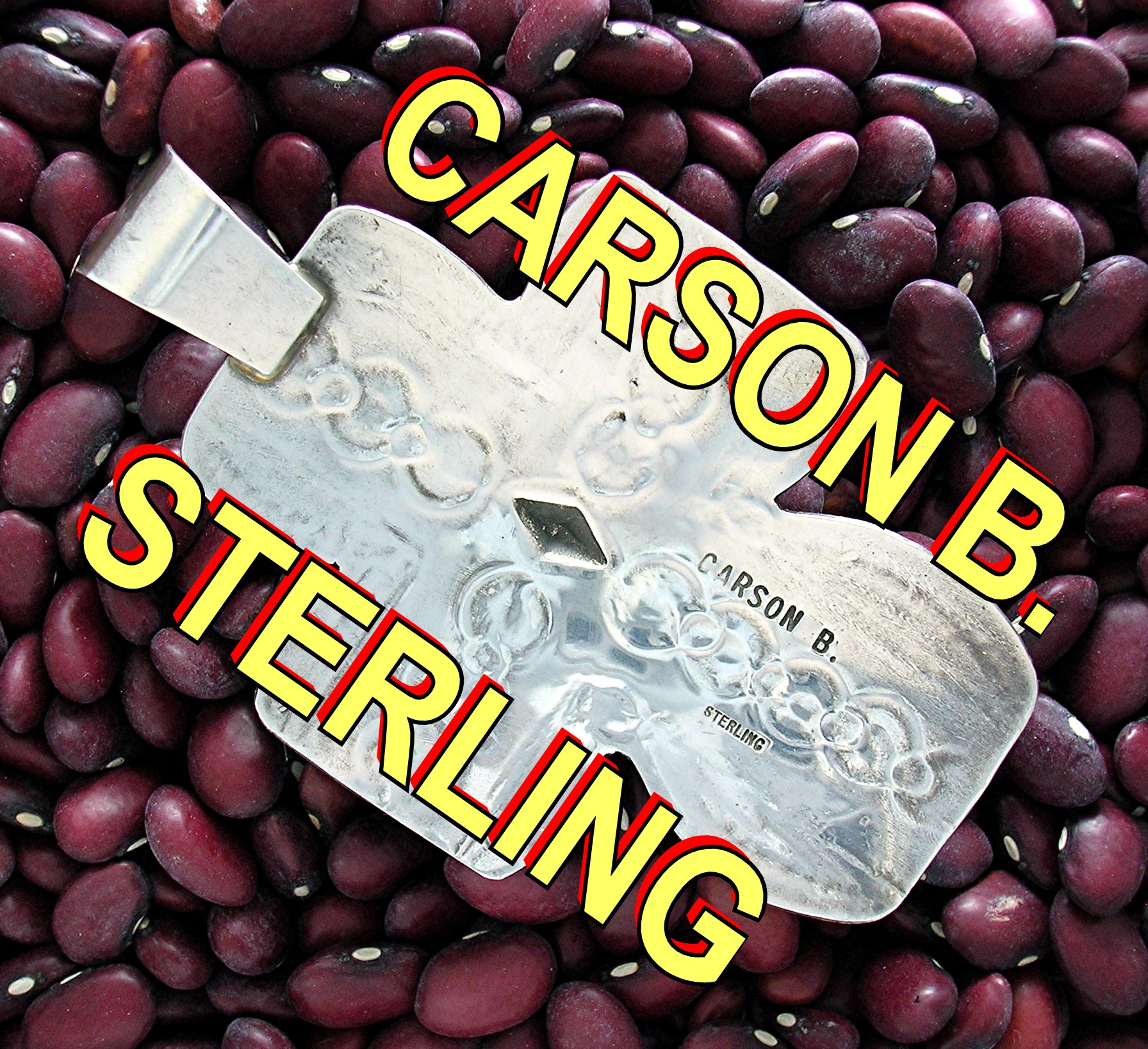 Pendant Sterling Silver Signed Carson B Cross USA