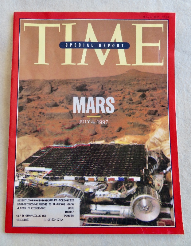 Time Magazine July 14, 1997 Mars (July 4, 1997)
