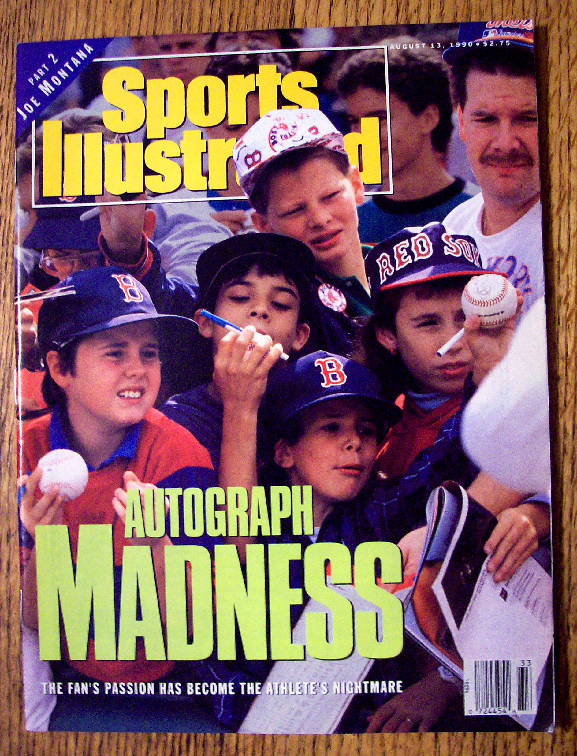 Sports Illustrated Magazine-August 13, 1990-Autographs