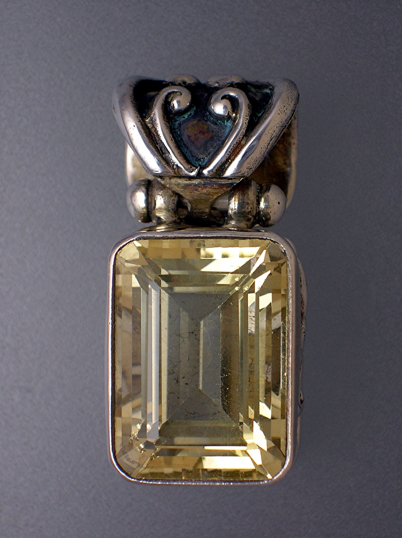 Citrine Sterling Silver pendant
