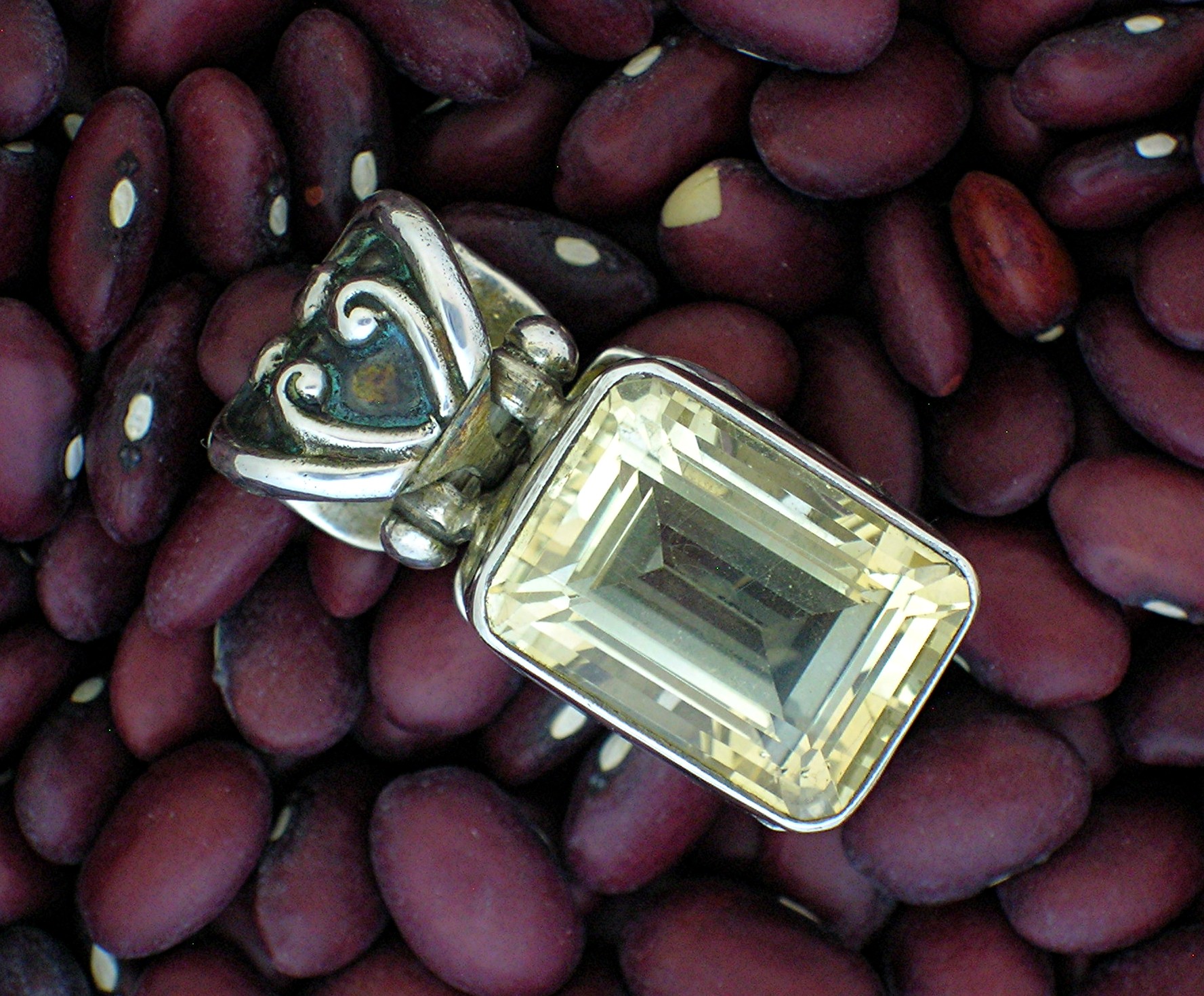 Citrine Sterling Silver pendant