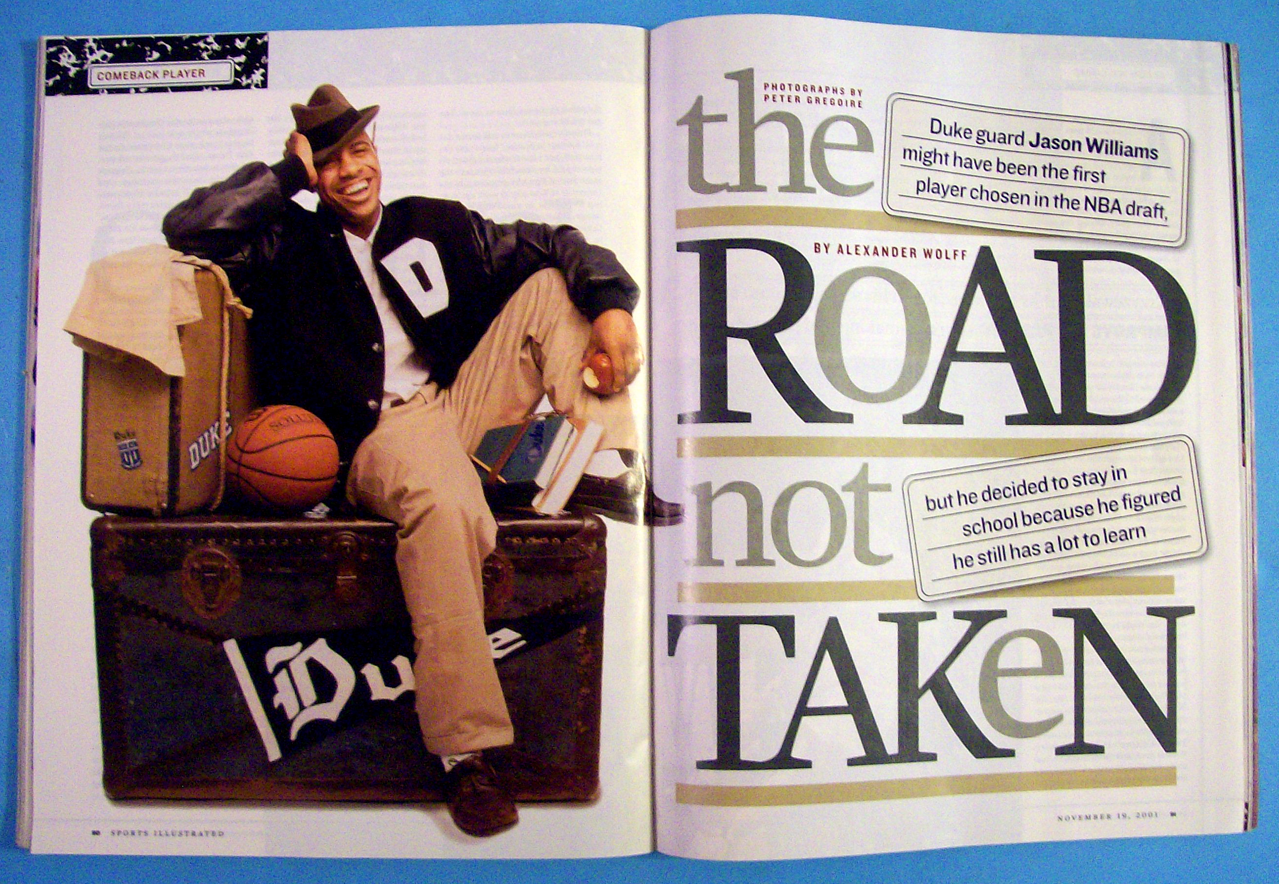 Sports Illustrated Magazine-Nov 19, 2001-J. Williams