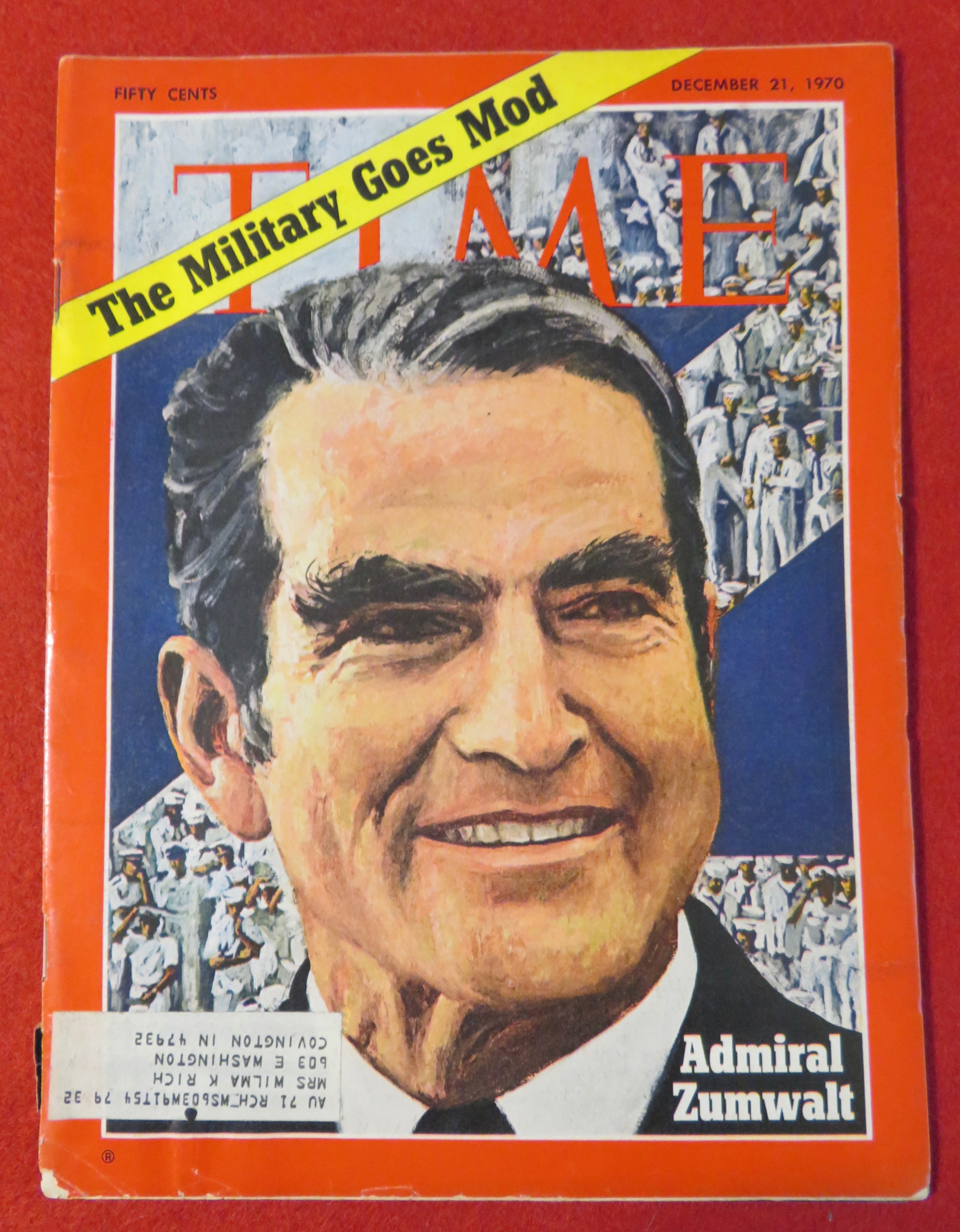 Time Magazine - December 21, 1970 - Admiral Zumwalt