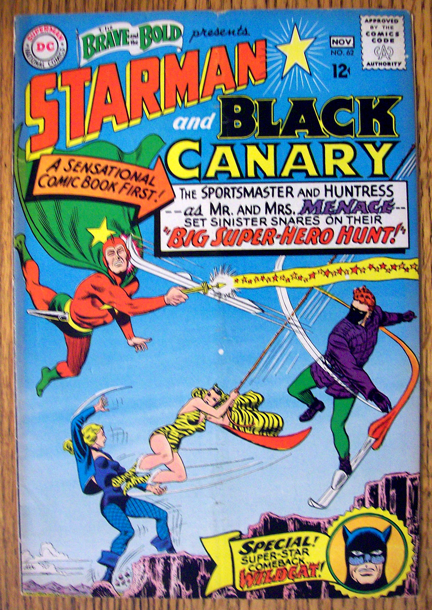 Starman & Black Canary Comic #62-October-November 1965