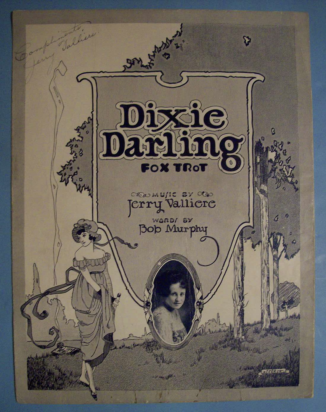 Sheet Music For 1922 Dixie Darling Fox Trot