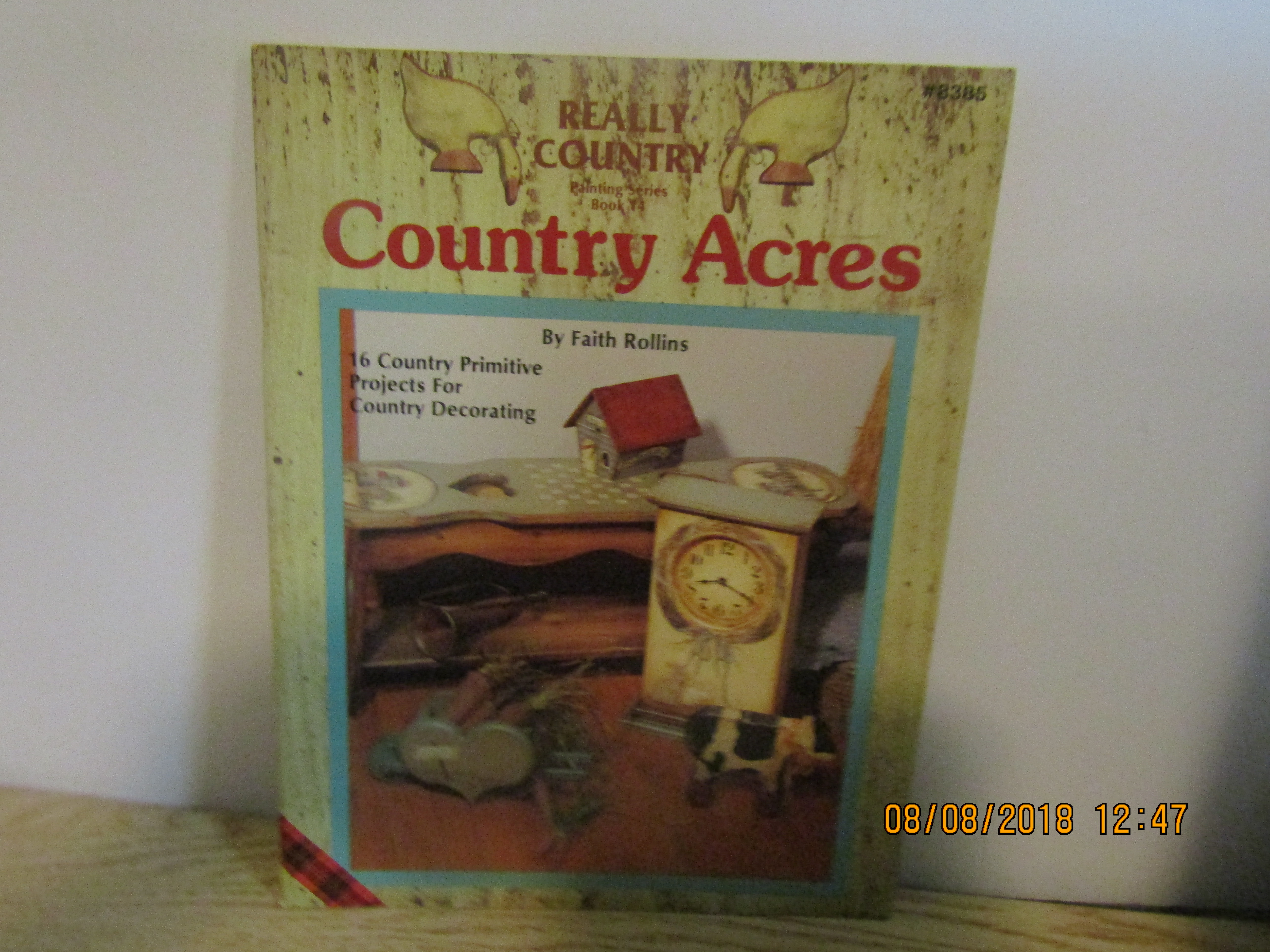 Plaid Painting Book Real Country Country Acres #8385