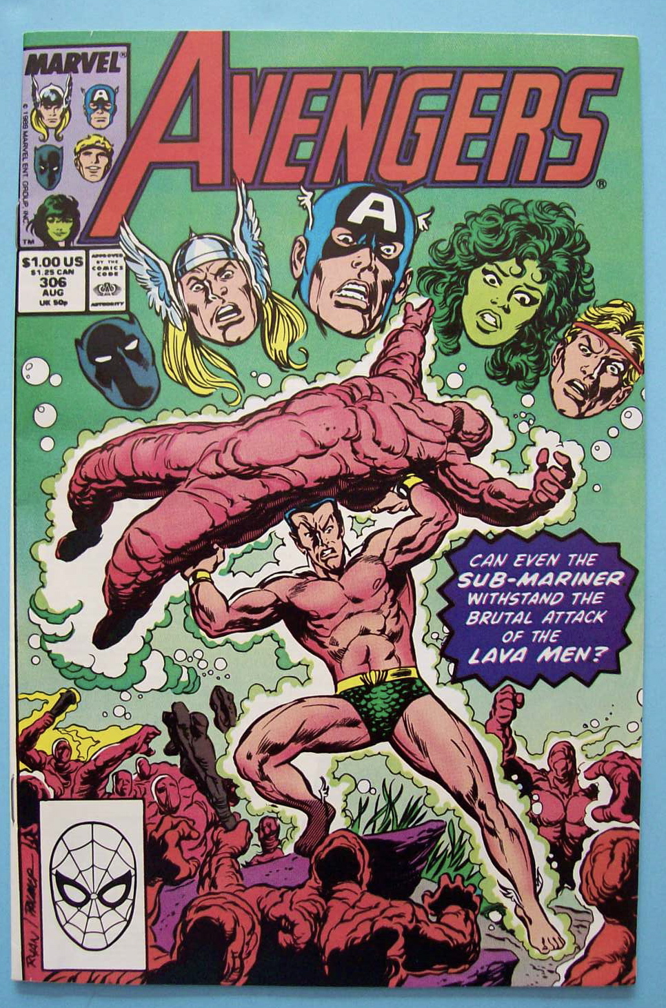 The Avengers Comics - August 1989 - Sub - Mariner