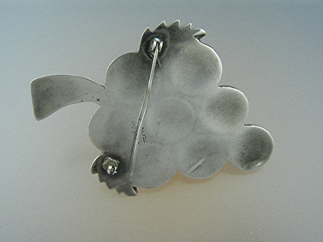 Brooch Silver Made in Mexico Grapes Pin/Brooch