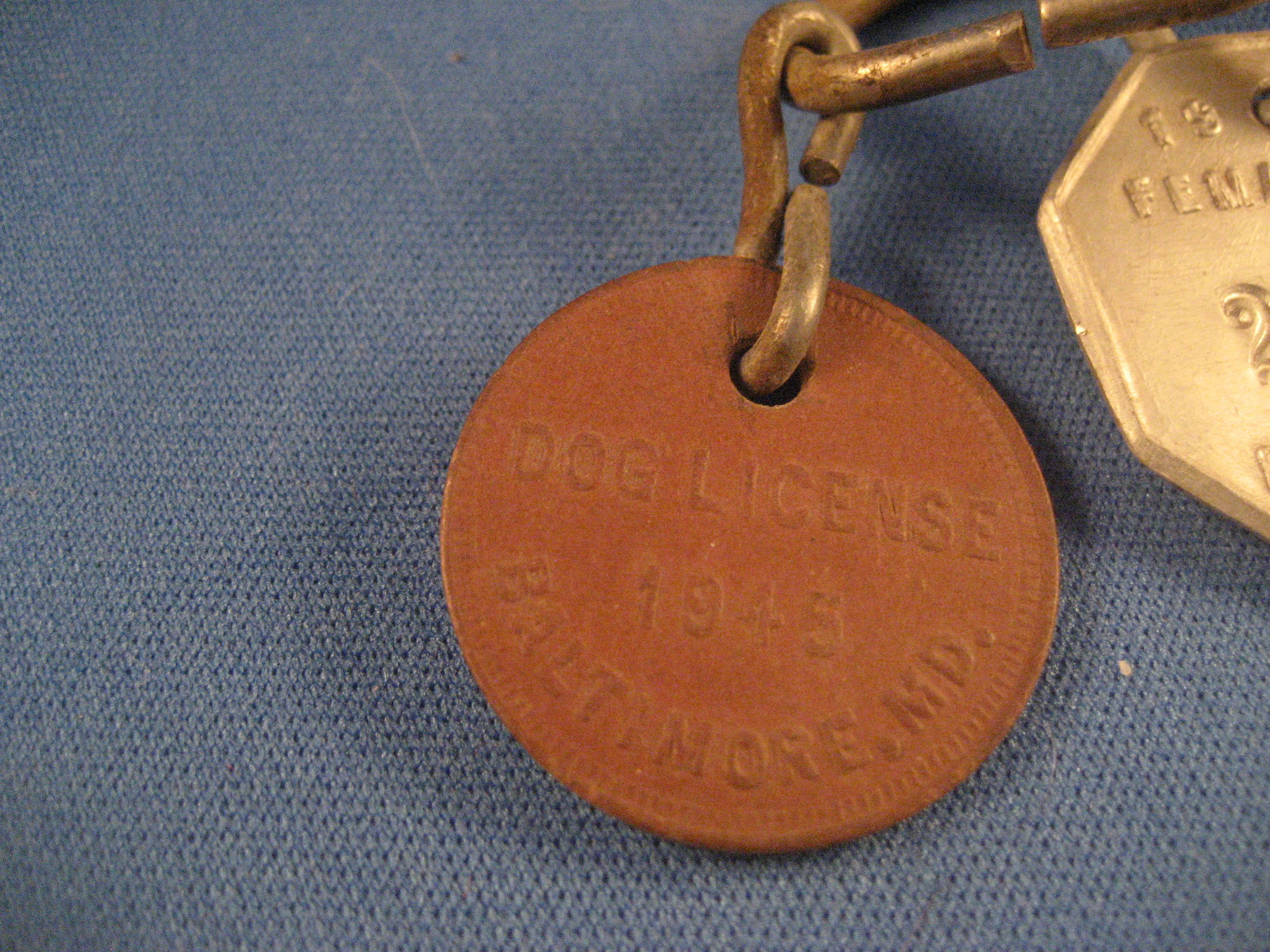 1946 Baltimore Co MD Dog Tags