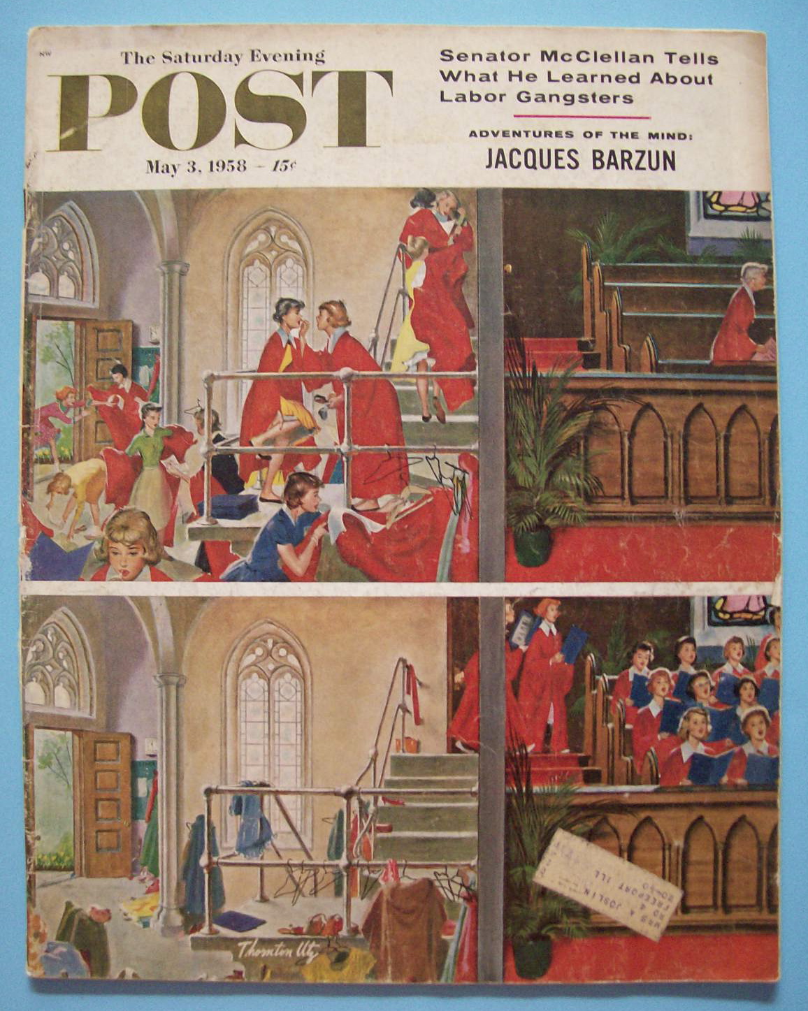 Saturday Evening Post Magazine May 3, 1958 J Barzun