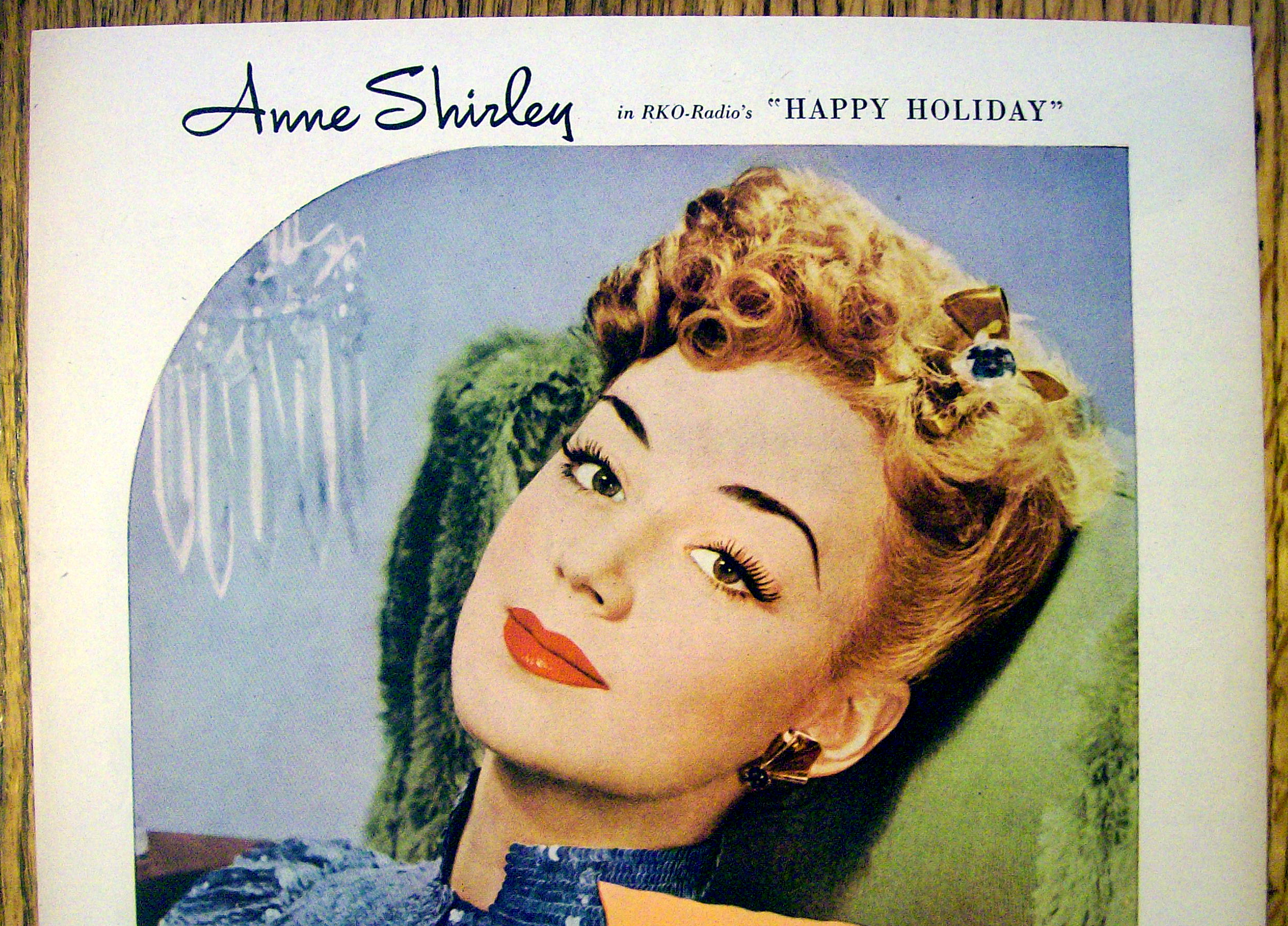 1944 Max Factor with Anne Shirley