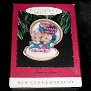 Sister to Sister 1993 Hallmark Ornament