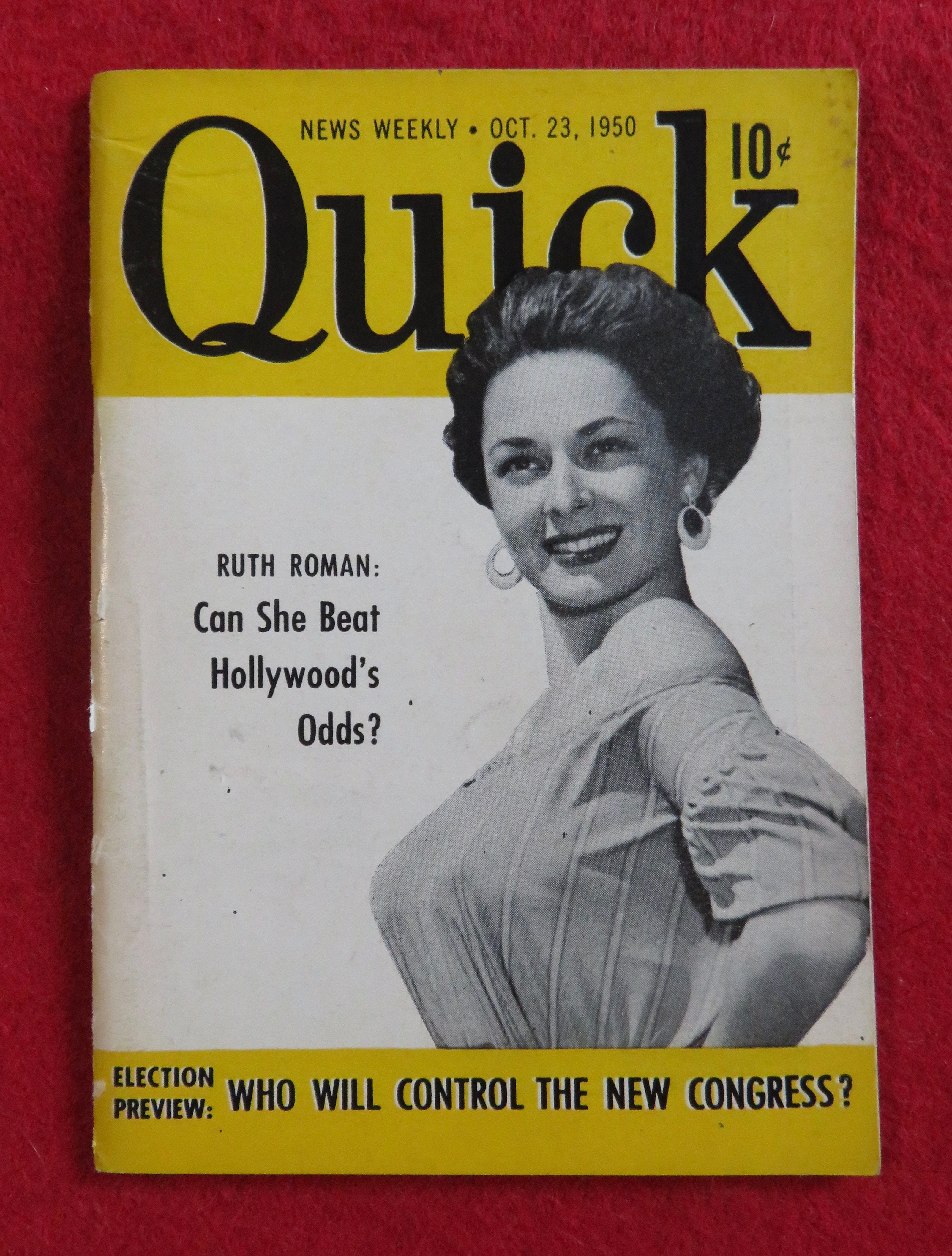 Quick News Weekly Magazine October 23, 1950