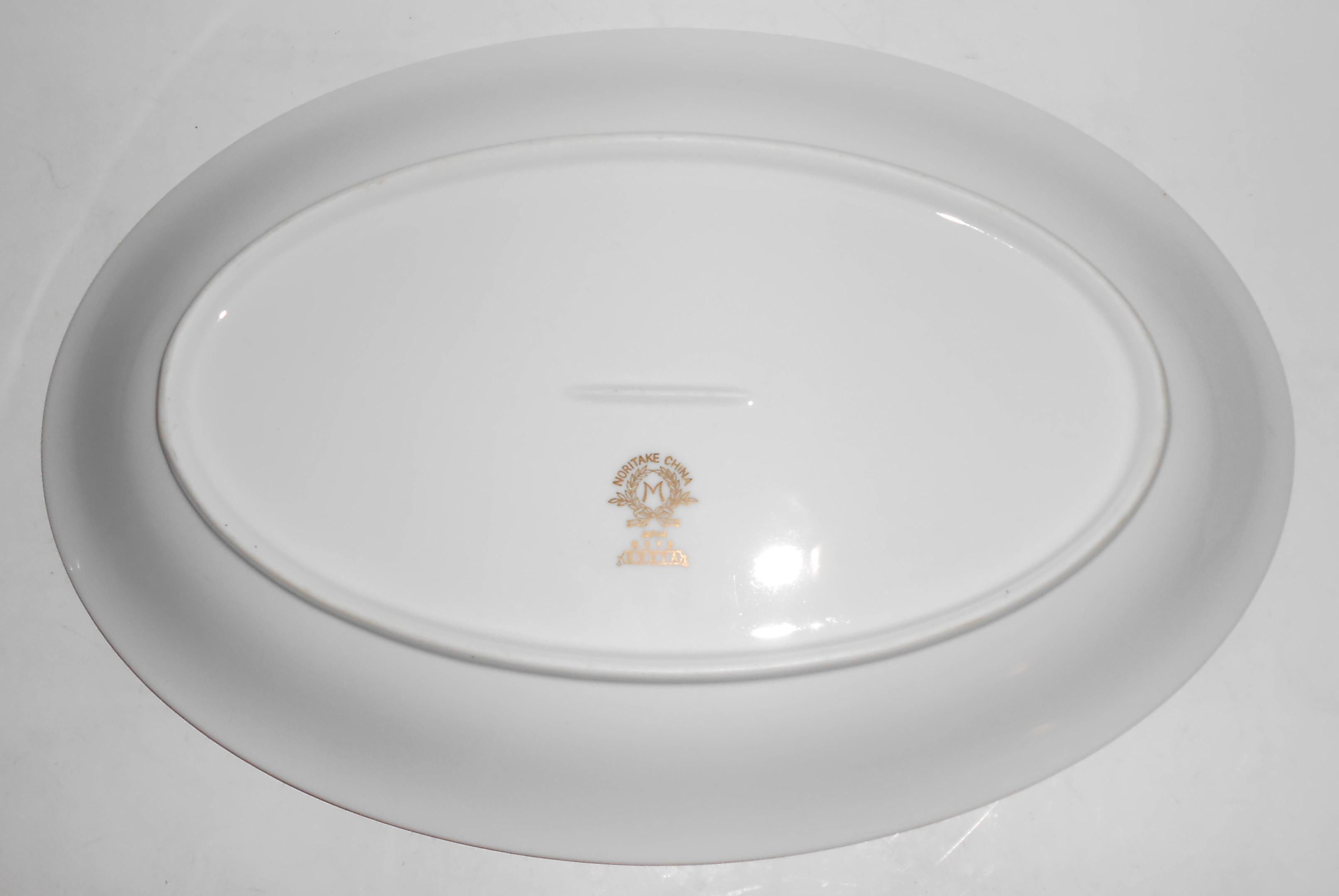Noritake Porcelain China Greta W/Gold Small Platter