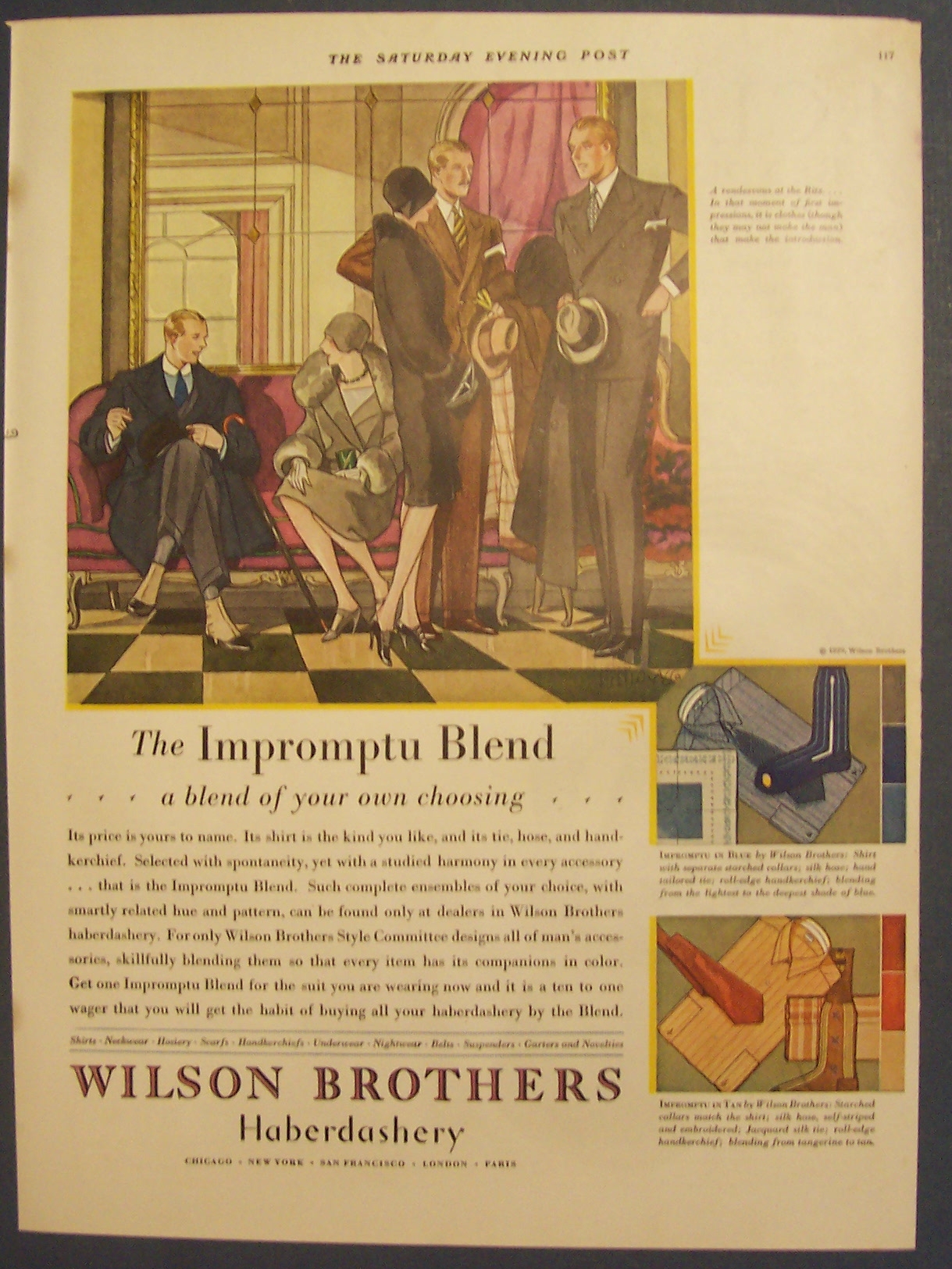 1929  Wilson  Brothers  Haberdashery
