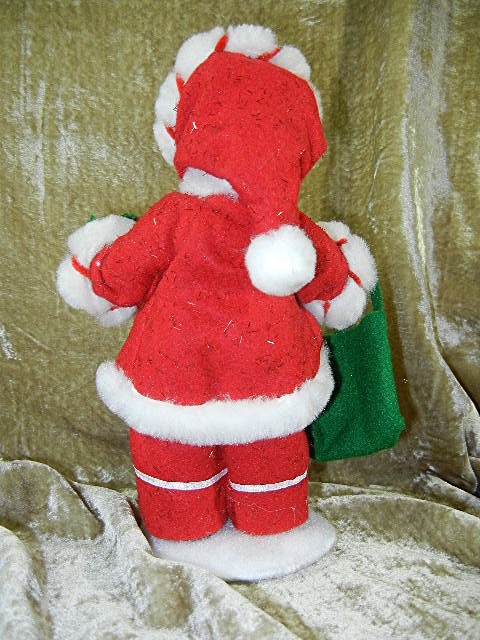 Christmas Annalee Mrs Santa peppermint handbag